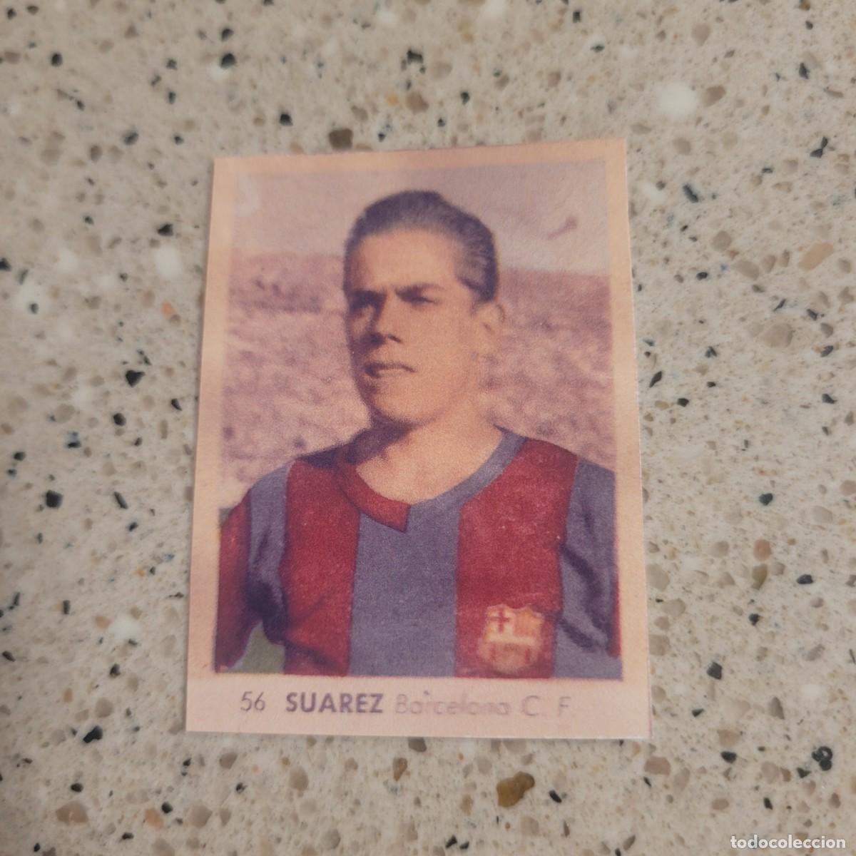 Cromos de F&uacute;tbol: CROMO LUIS SUAREZ DE RUIZ ROMERO 1956. LEER COMENTARIOS