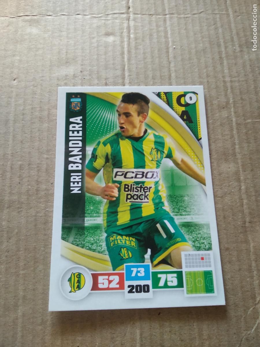 Cromos de F&uacute;tbol: 9 NERI BANDIERA ALDOSIVI CROMO FUTBOL ARGENTINO PANINI LIGA ARGENTINA 2017 ADRENALYN