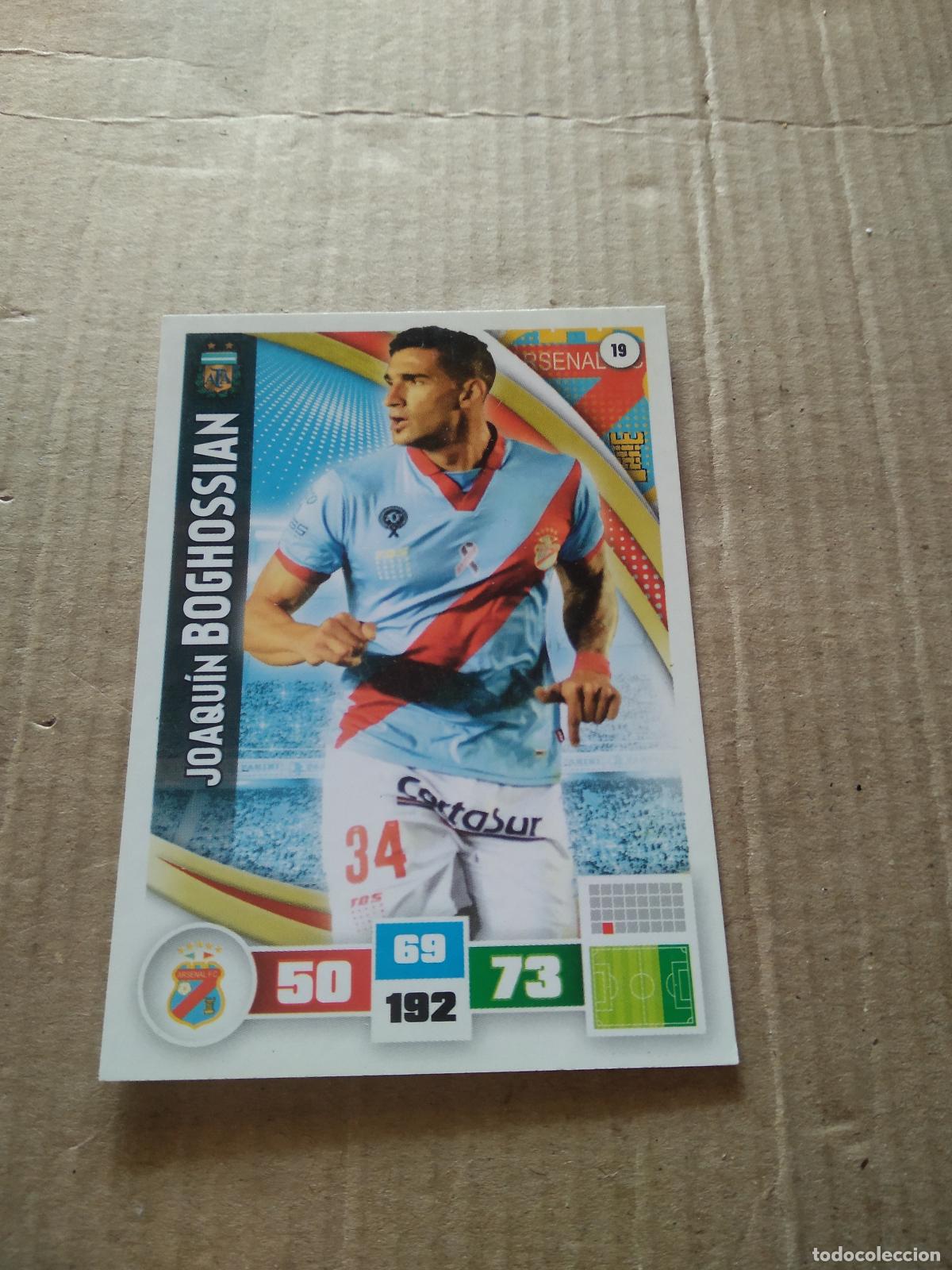 Football Stickers: 19 JOAQUIN BOGHOSSIAN ARSENAL CROMO FUTBOL ARGENTINO PANINI LIGA ARGENTINA 2017 ADRENALYN