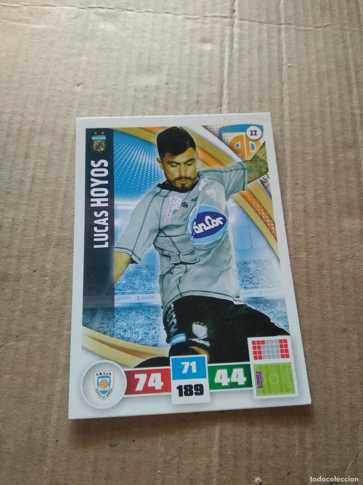 Football Stickers: 22 LUCAS HOYOS ATLETICO DE RAFAELA CROMO FUTBOL ARGENTINO PANINI LIGA ARGENTINA 2017 ADRENALYN