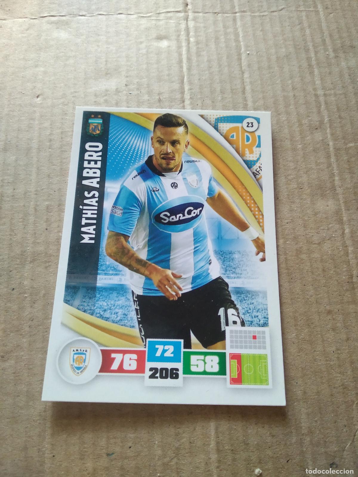 Football Stickers: 23 MATHIAS ABERO ATLETICO DE RAFAELA CROMO FUTBOL ARGENTINO PANINI LIGA ARGENTINA 2017 ADRENALYN