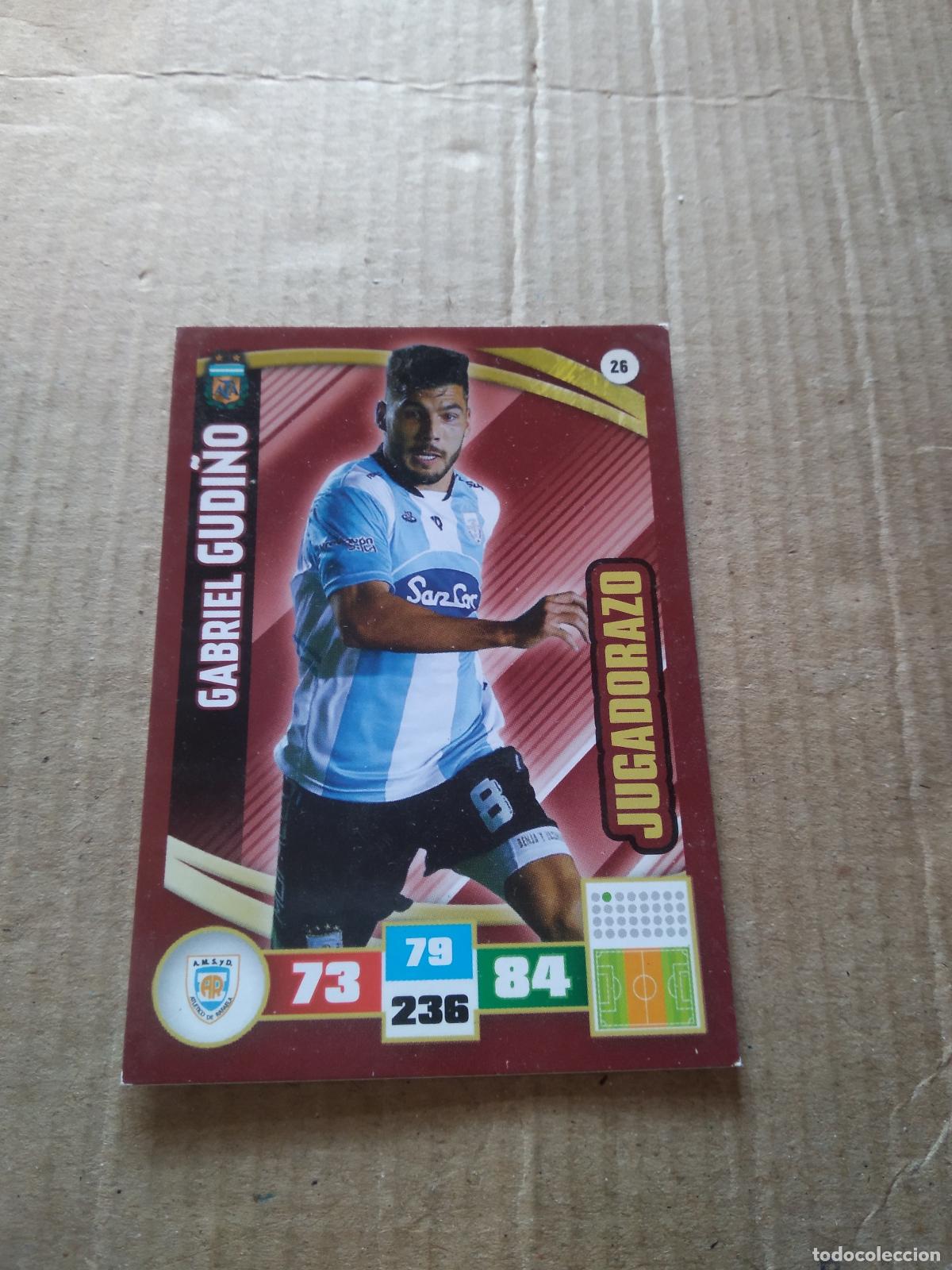 Football Stickers: 26 GABRIEL GUDI&Ntilde;O ATLETICO DE RAFAELA CROMO FUTBOL ARGENTINO PANINI LIGA ARGENTINA 2017 ADRENALYN