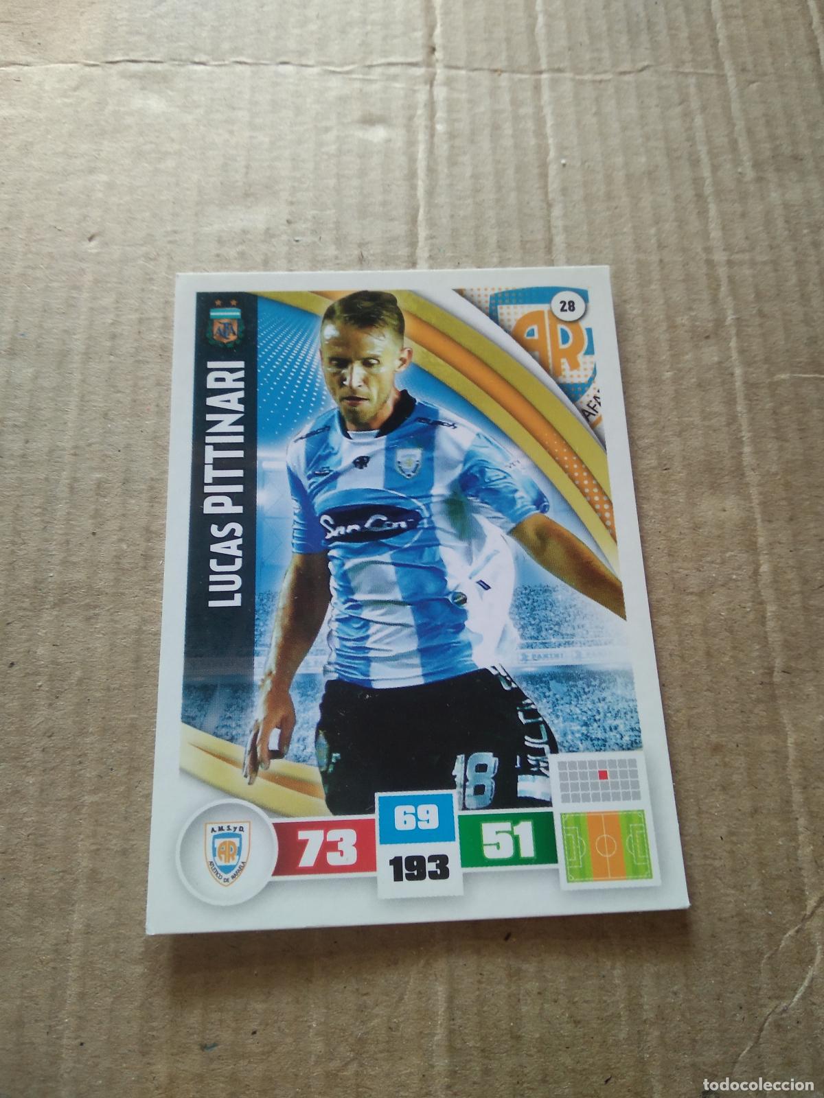 Football Stickers: 28 LUCAS PITTINARI ATLETICO DE RAFAELA CROMO FUTBOL ARGENTINO PANINI LIGA ARGENTINA 2017 ADRENALYN