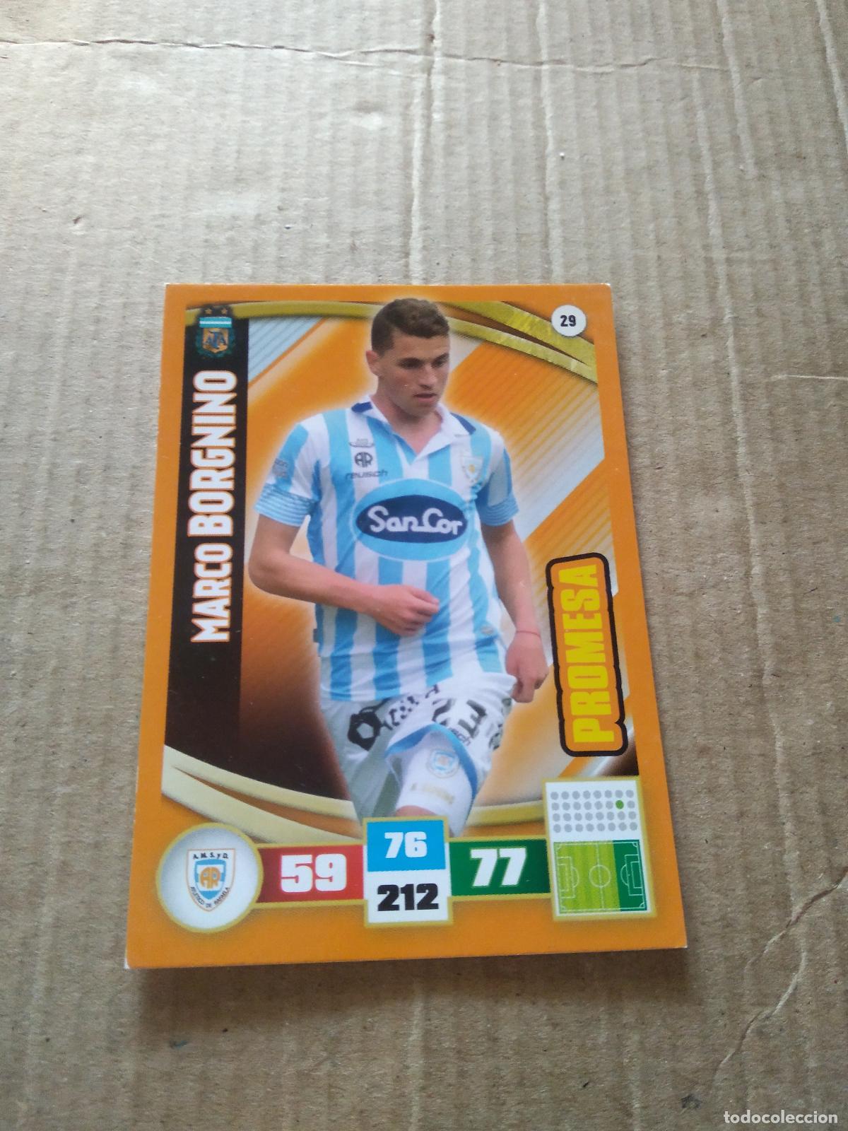 Football Stickers: 29 MARCO BORGNINO ATLETICO DE RAFAELA CROMO FUTBOL ARGENTINO PANINI LIGA ARGENTINA 2017 ADRENALYN