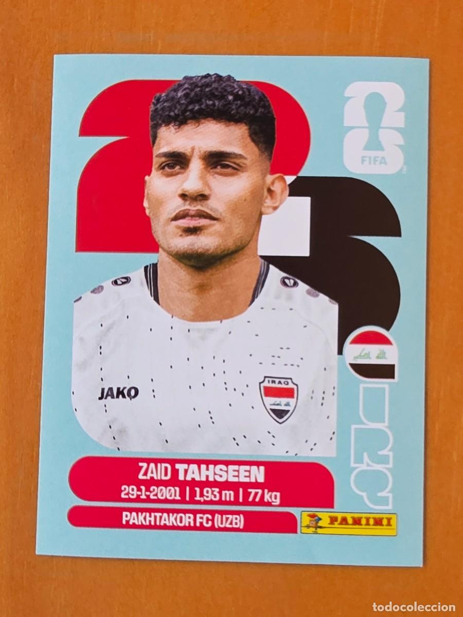 Fu&szlig;ball-Sticker: IRQ 7 Zaid Tahseen, Iraq Irak, Panini FIFA World Cup Mundial 2026 Sticker