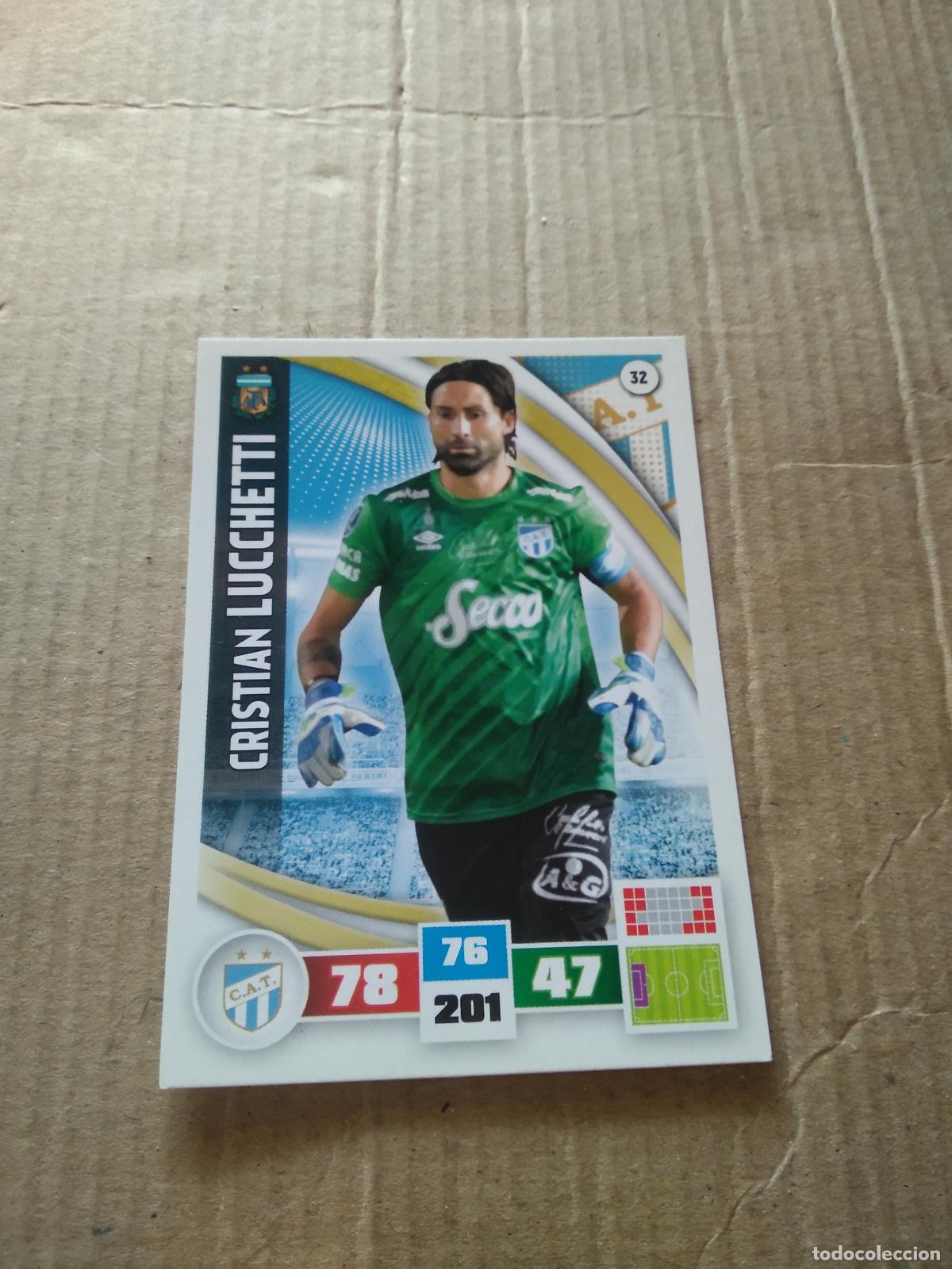 Fu&szlig;ball-Sticker: 32 CRISTIAN LUCCHETTI ATLETICO TUCUMAN CROMO FUTBOL ARGENTINO PANINI LIGA ARGENTINA 2017 ADRENALYN