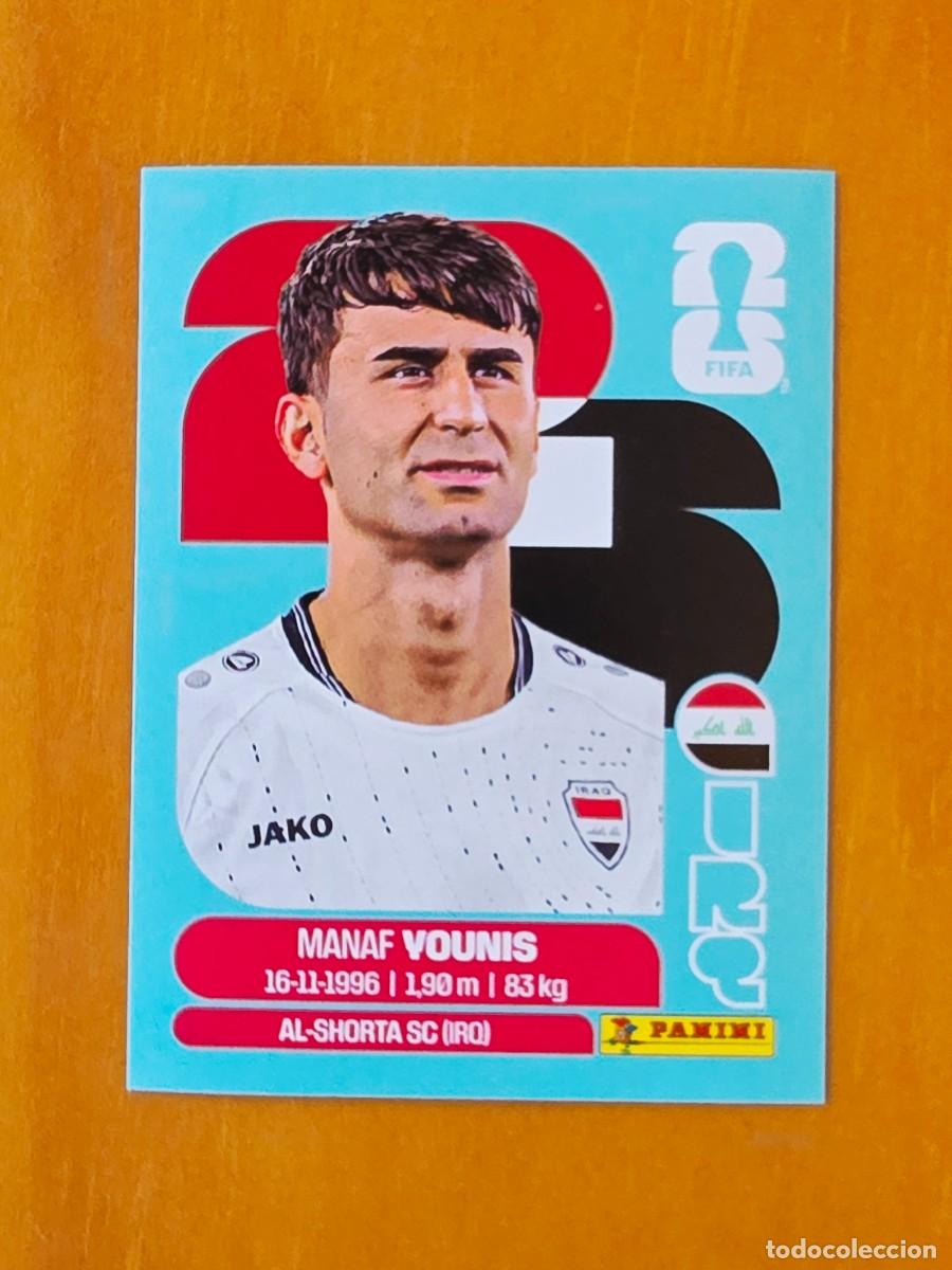 Fu&szlig;ball-Sticker: IRQ 8 Manaf Younis, Iraq Irak, Panini FIFA World Cup Mundial 2026 Sticker