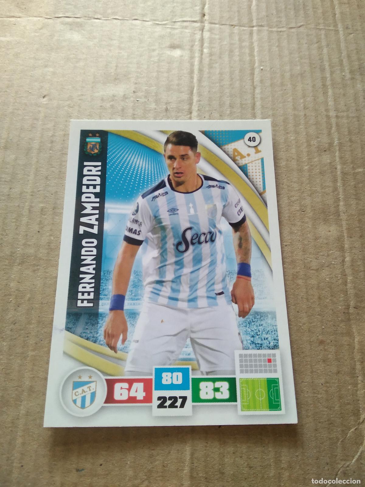 Cromos de F&uacute;tbol: 40 FERNANDO ZAMPEDRI ATLETICO DE RAFAELA CROMO FUTBOL ARGENTINO PANINI LIGA ARGENTINA 2017 ADRENALYN