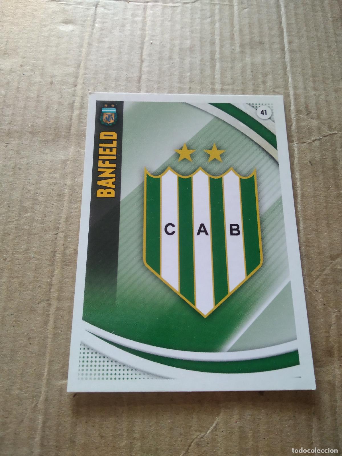 Cromos de F&uacute;tbol: 41 ESCUDO BANFIELD CROMO FUTBOL ARGENTINO PANINI LIGA ARGENTINA 2017 ADRENALYN