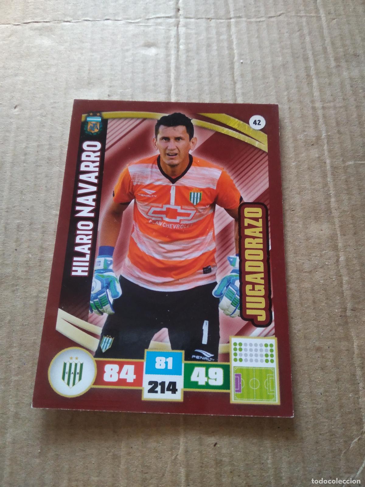 Cromos de F&uacute;tbol: 42 HILARIO NAVARRO BANFIELD CROMO FUTBOL ARGENTINO PANINI LIGA ARGENTINA 2017 ADRENALYN