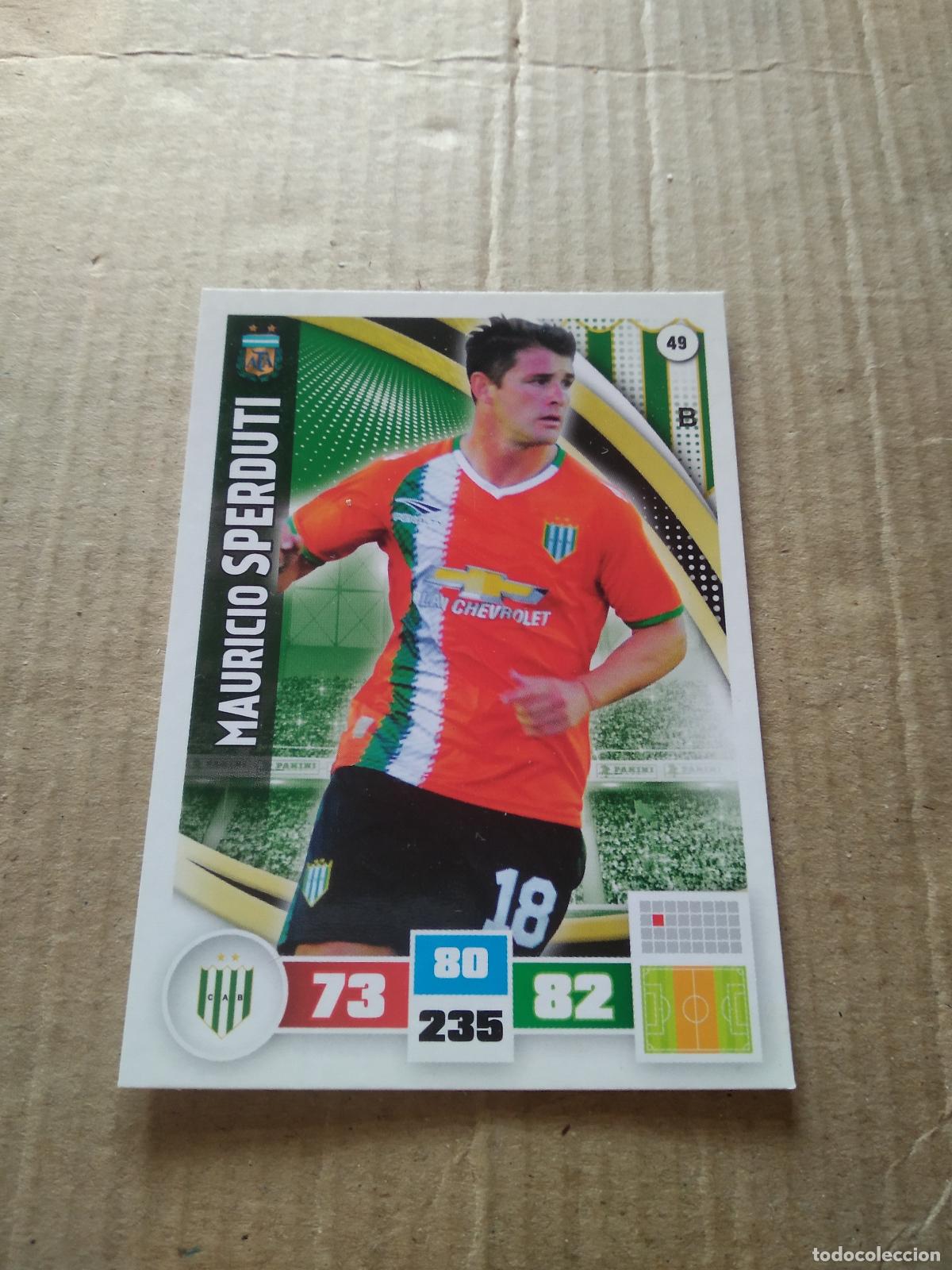 Cromos de F&uacute;tbol: 49 MAURICIO SPERDUTI BANFIELD CROMO FUTBOL ARGENTINO PANINI LIGA ARGENTINA 2017 ADRENALYN