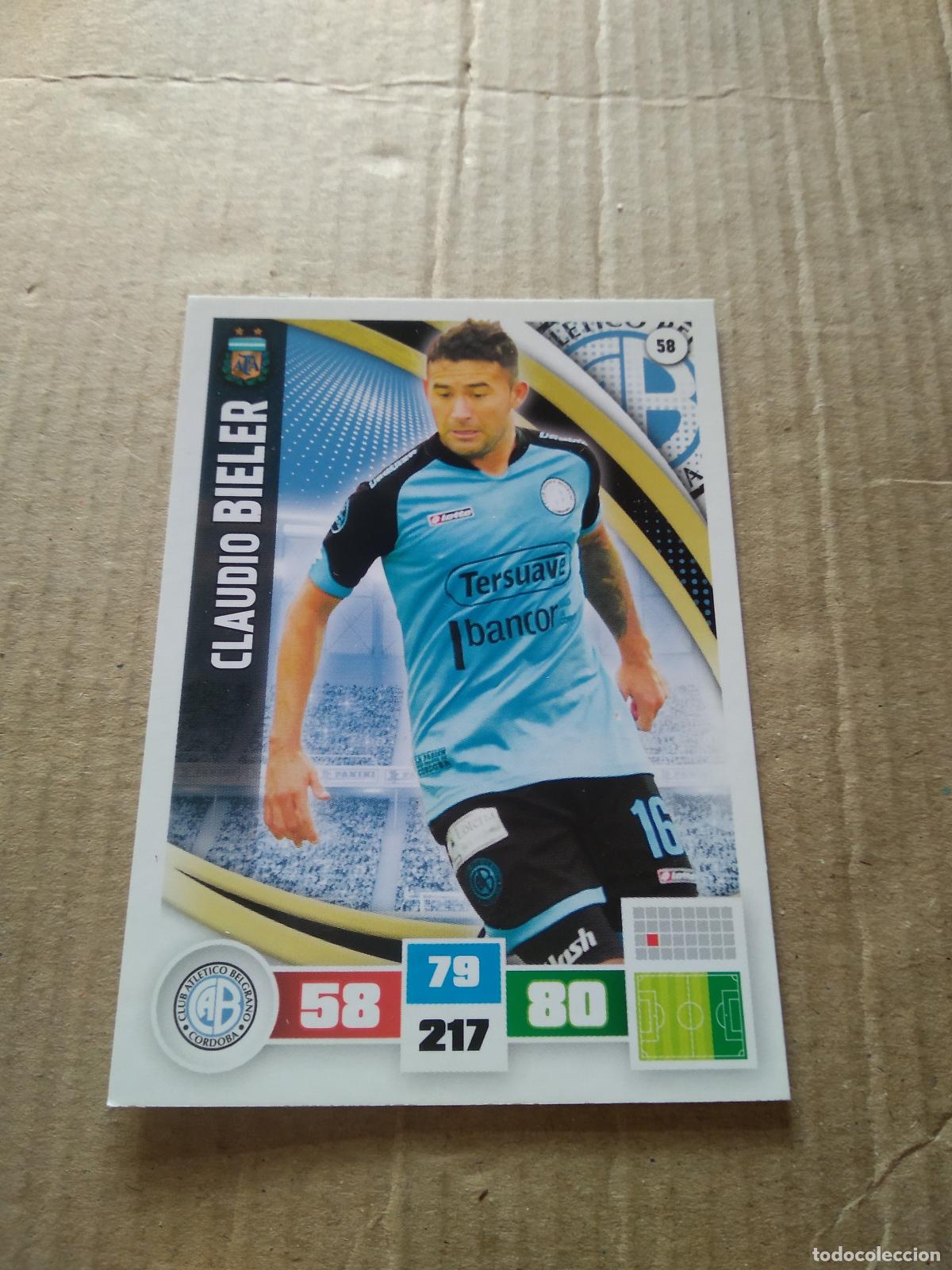 Cartes &agrave; collectionner de Football: 58 CLAUDIO BIELER BELGRANO CROMO FUTBOL ARGENTINO PANINI LIGA ARGENTINA 2017 ADRENALYN