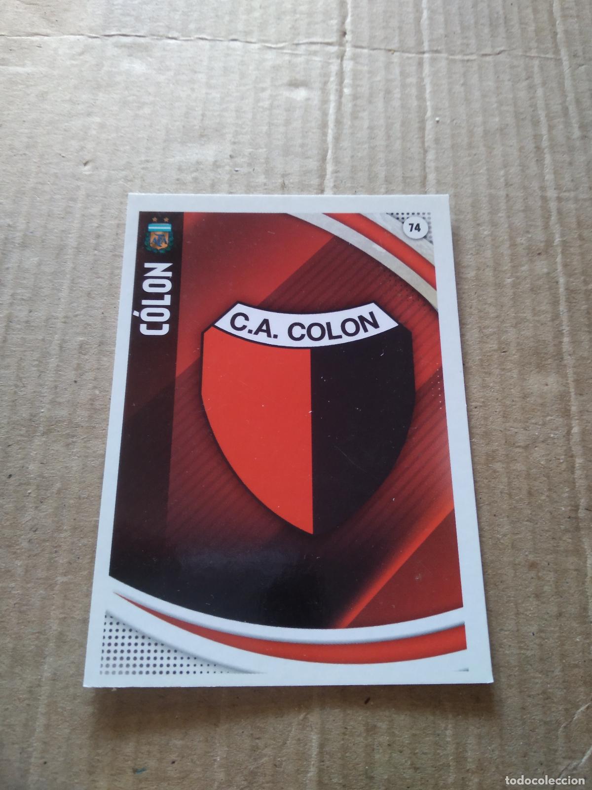 Cartes &agrave; collectionner de Football: 74 ESCUDO COLON CROMO FUTBOL ARGENTINO PANINI LIGA ARGENTINA 2017 ADRENALYN