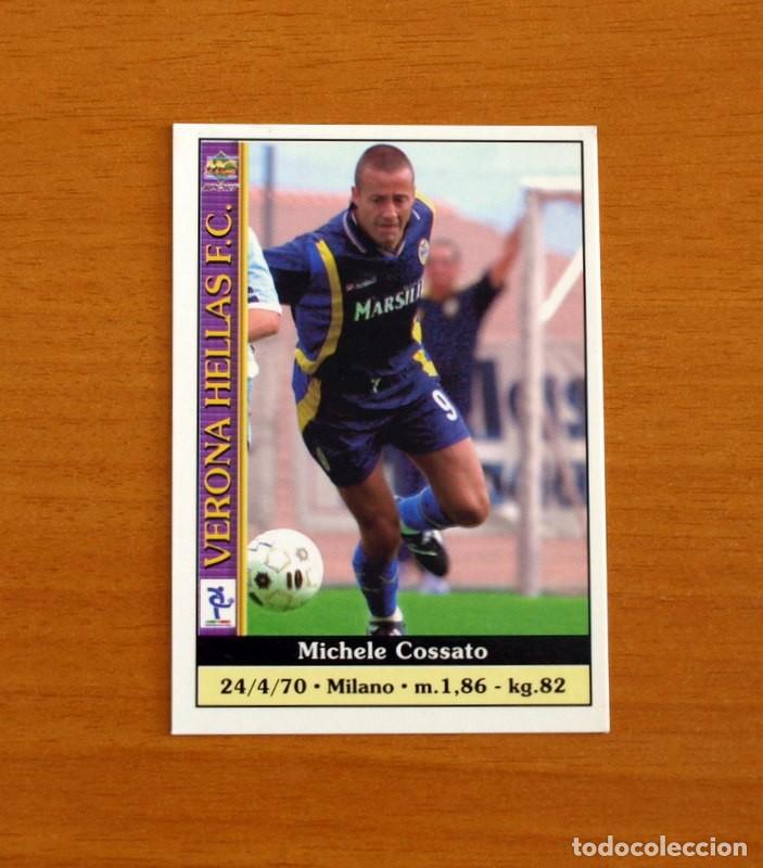 Cartes &agrave; collectionner de Football: Verona Hellas -N&ordm; 408 Cossato -Mundicromo La fichas de la Liga 2000-2001-00-01-Italia-Calcio