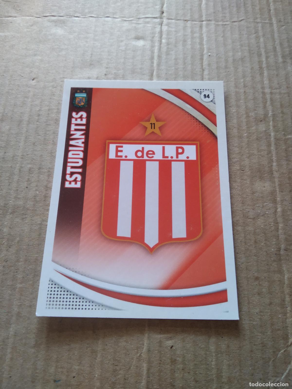 Cartes &agrave; collectionner de Football: 94 ESCUDO ESTUDIANTES CROMO FUTBOL ARGENTINO PANINI LIGA ARGENTINA 2017 ADRENALYN