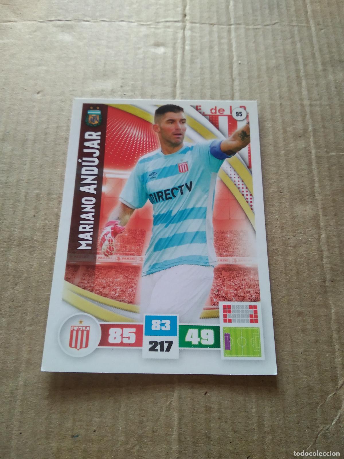 Cartes &agrave; collectionner de Football: 95 MARIANO ANDUJAR ESTUDIANTES CROMO FUTBOL ARGENTINO PANINI LIGA ARGENTINA 2017 ADRENALYN