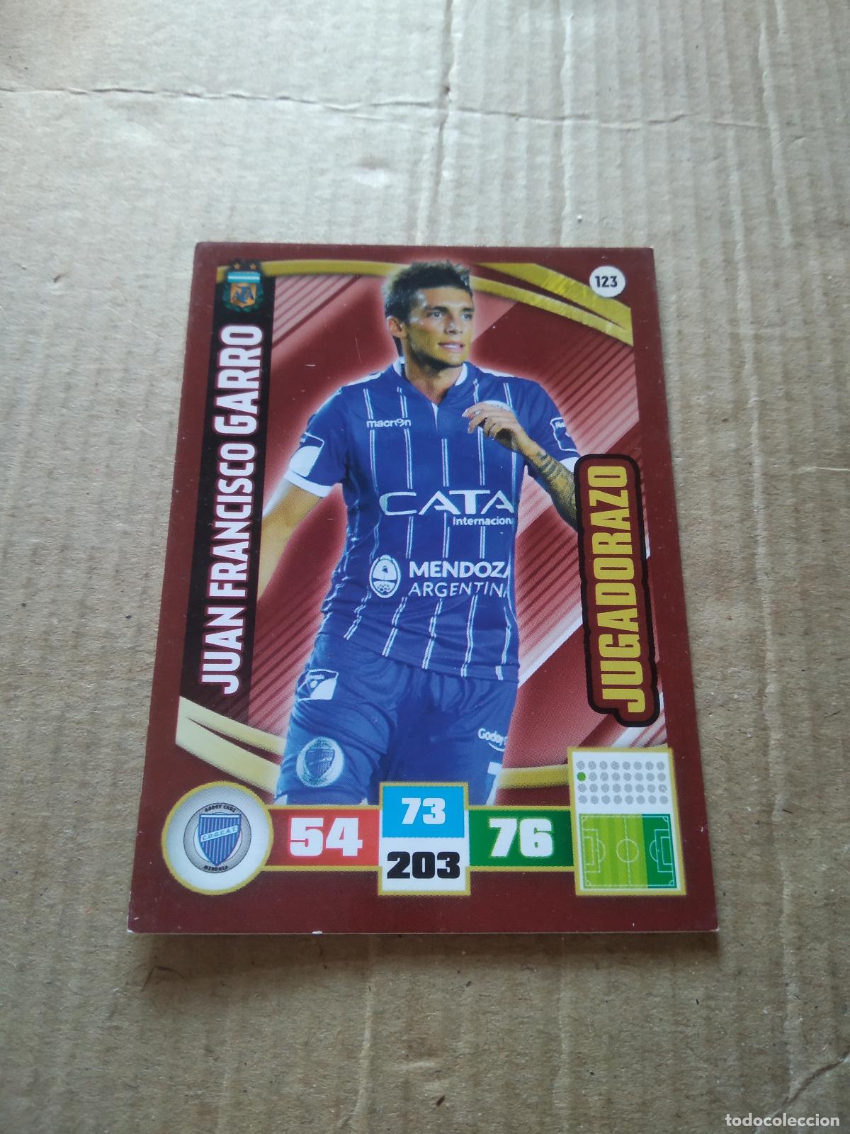 Cartes &agrave; collectionner de Football: 123 JUAN FRANCISCO GARRO GODOY CRUZ CROMO FUTBOL ARGENTINO PANINI LIGA ARGENTINA 2017 ADRENALYN