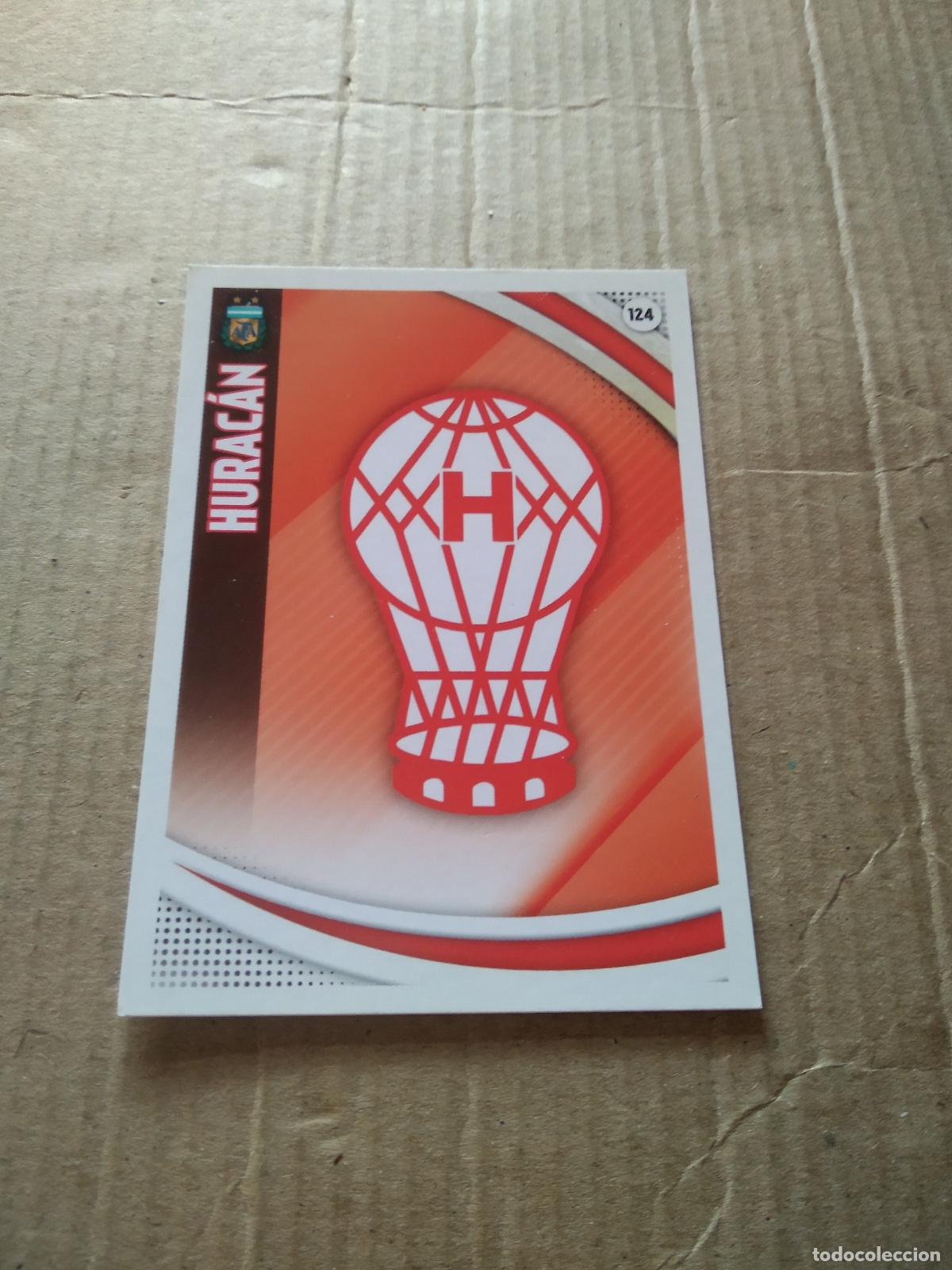 Cartes &agrave; collectionner de Football: 124 ESCUDO HURACAN CROMO FUTBOL ARGENTINO PANINI LIGA ARGENTINA 2017 ADRENALYN