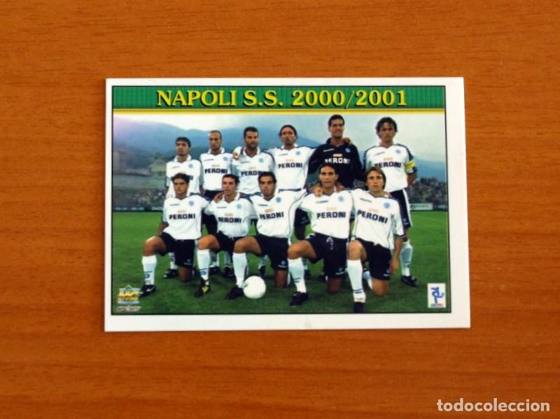 Fu&szlig;ball-Sticker: Napoli -N&ordm; 241 Alineaci&oacute;n-Equipo -Mundicromo La fichas de la Liga 2000-2001-00-01-Italia-Calcio
