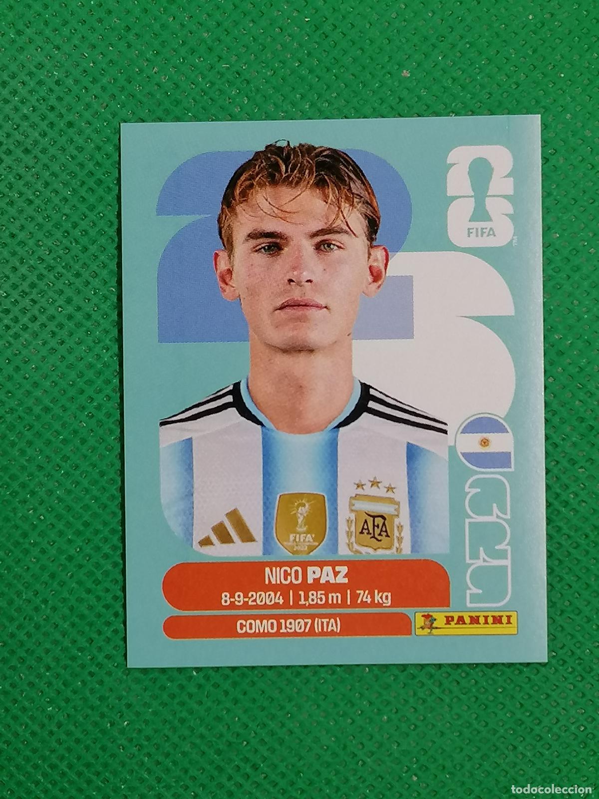 Fu&szlig;ball-Sticker: ARG 14 ARG14 NICO PAZ ARGENTINA ⚽ PANINI FIFA MUNDIAL WORLD CUP 26 2026 STICKER ⚽