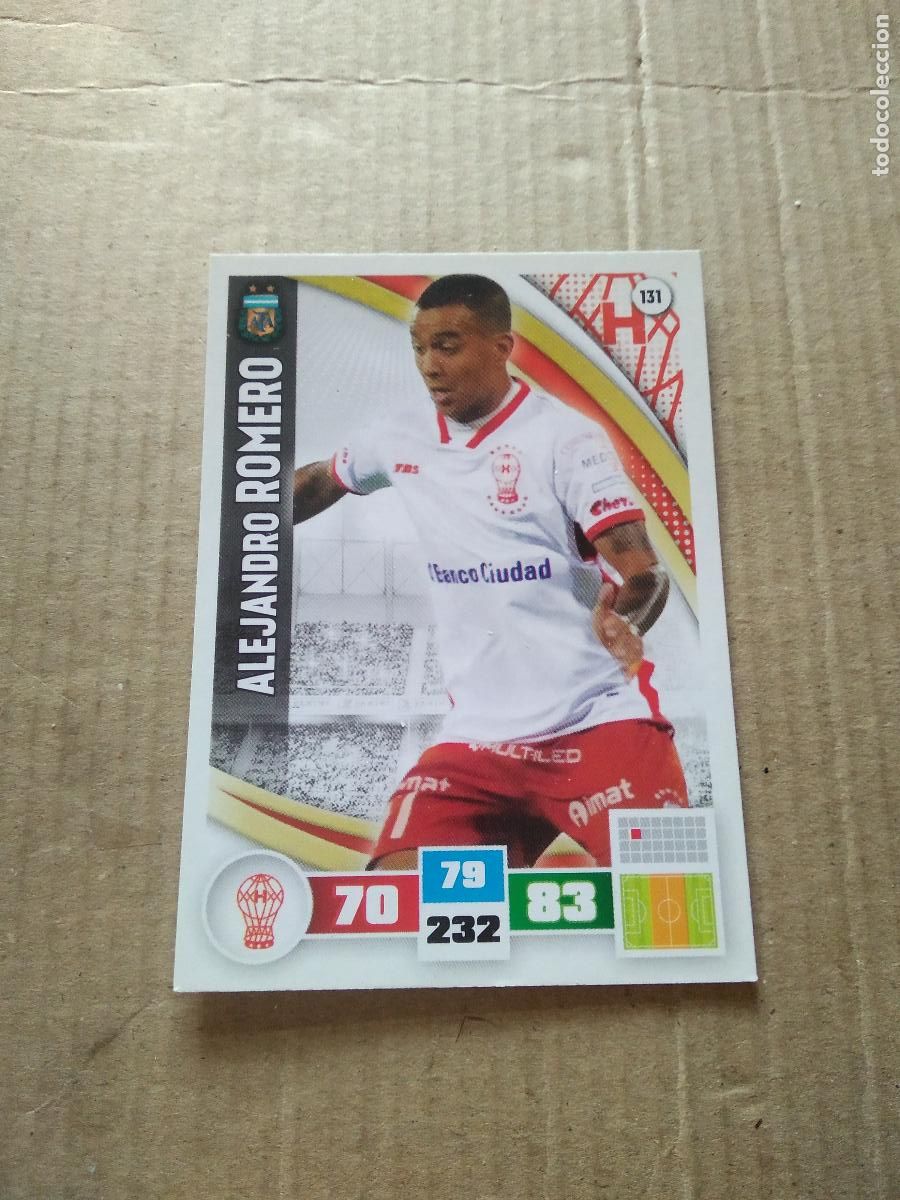 Fu&szlig;ball-Sticker: 131 ALEJANDRO ROMERO HURACAN CROMO FUTBOL ARGENTINO PANINI LIGA ARGENTINA 2017 ADRENALYN