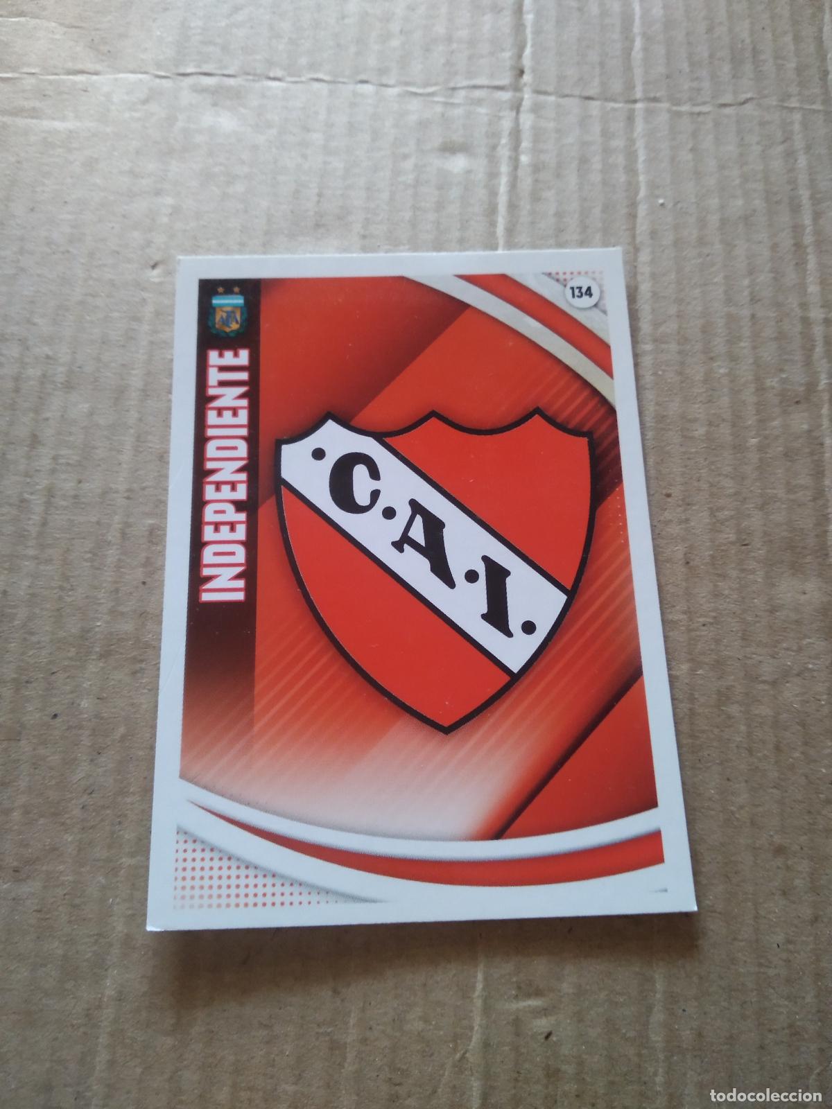 Fu&szlig;ball-Sticker: 134 ESCUDO INDEPENDIENTE CROMO FUTBOL ARGENTINO PANINI LIGA ARGENTINA 2017 ADRENALYN