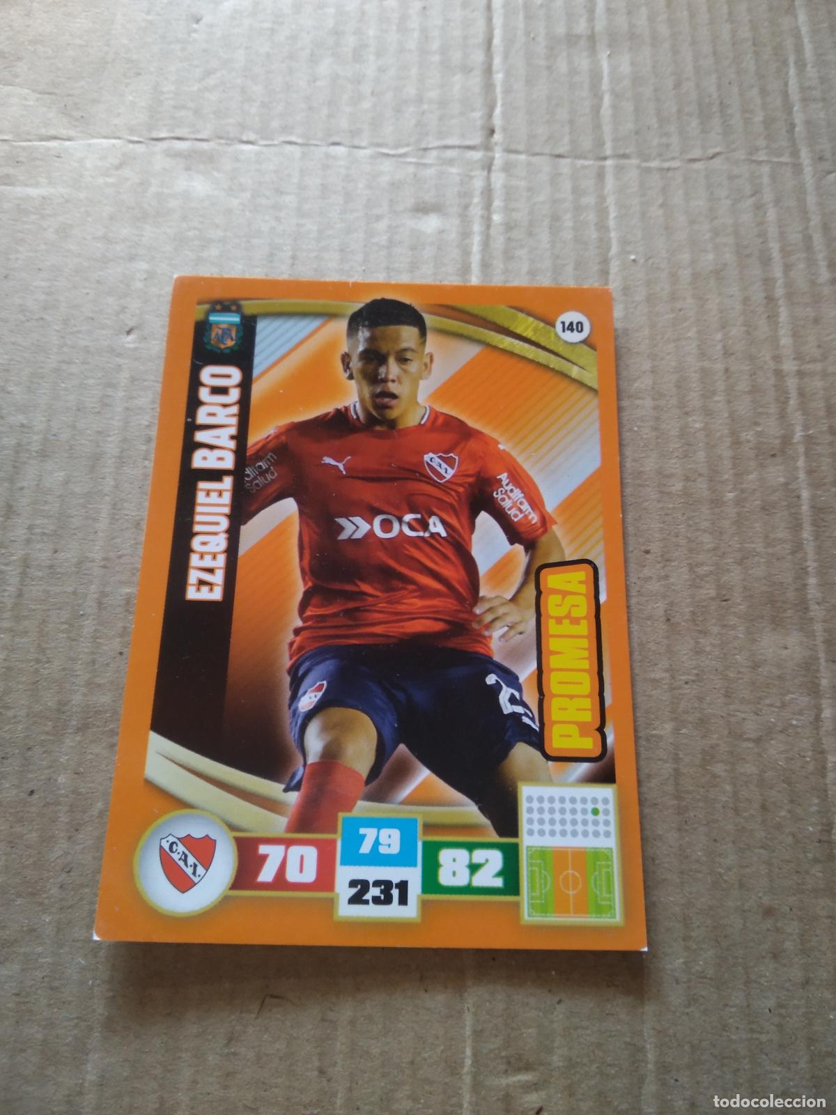 Fu&szlig;ball-Sticker: 140 EZEQUIEL BARCO INDEPENDIENTE CROMO FUTBOL ARGENTINO PANINI LIGA ARGENTINA 2017 ADRENALYN