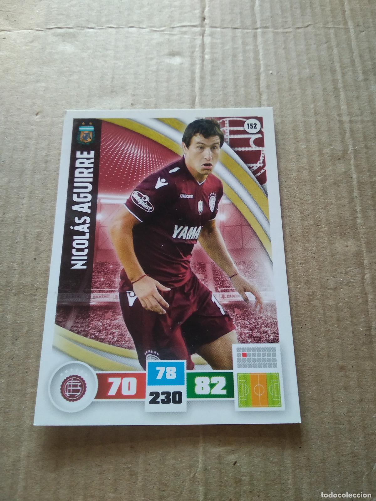 Fu&szlig;ball-Sticker: 152 NICOLAS AGUIRRE LANUS CROMO FUTBOL ARGENTINO PANINI LIGA ARGENTINA 2017 ADRENALYN