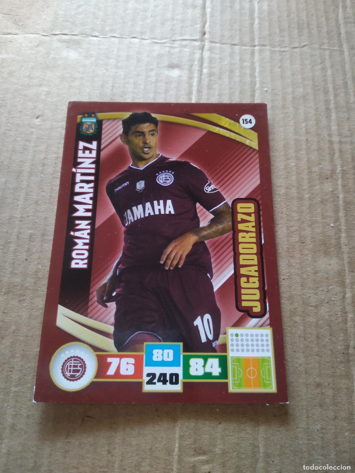 Fu&szlig;ball-Sticker: 154 ROMAN MARTINEZ LANUS CROMO FUTBOL ARGENTINO PANINI LIGA ARGENTINA 2017 ADRENALYN