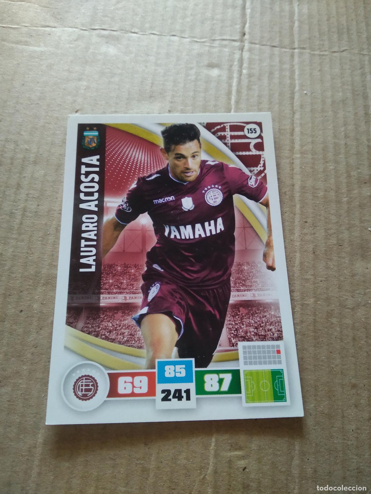 Football Stickers: 155 LAUTARO ACOSTA LANUS CROMO FUTBOL ARGENTINO PANINI LIGA ARGENTINA 2017 ADRENALYN