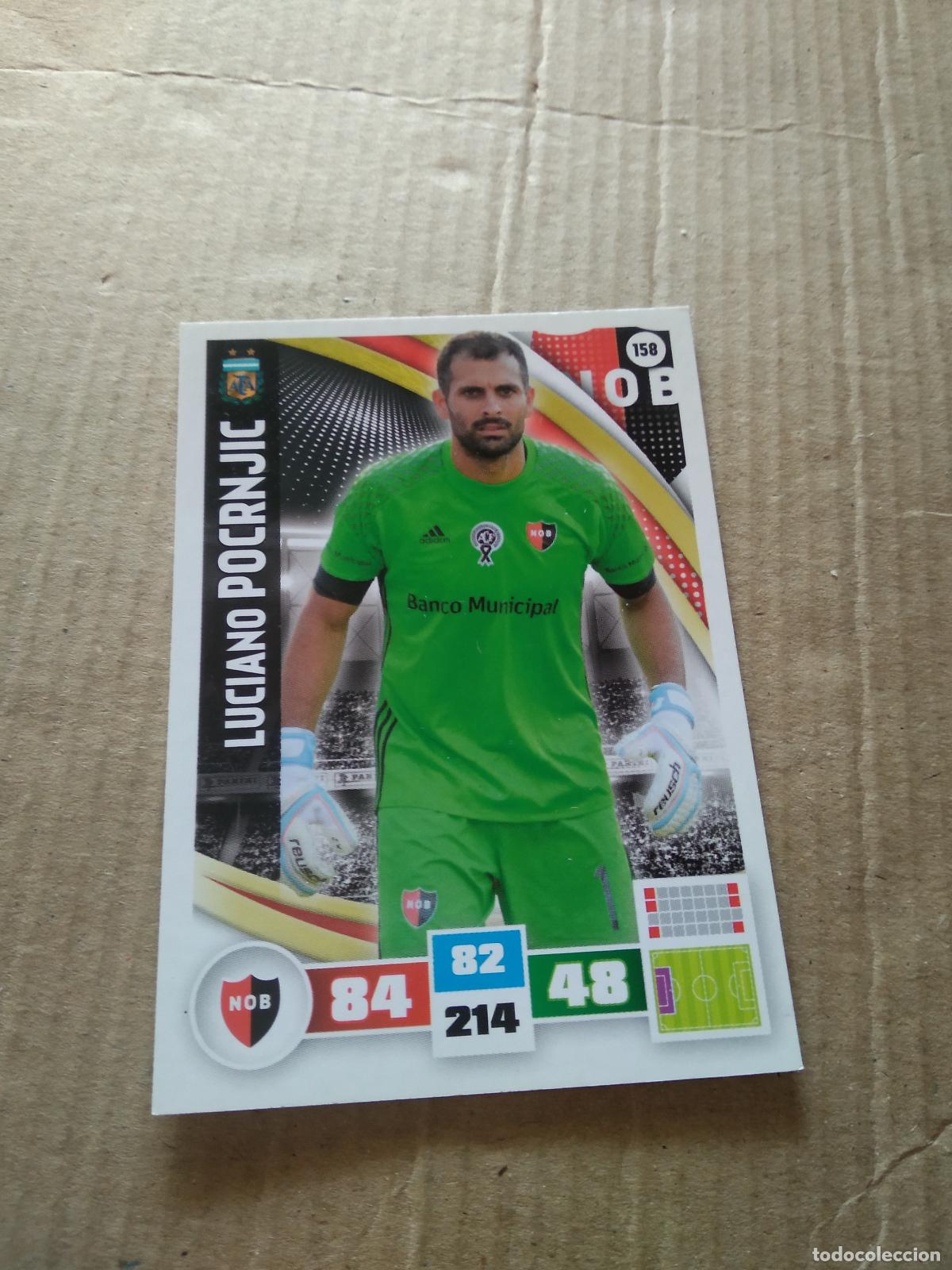Football Stickers: 158 LUCIANO POCRNJIC NEWELL'S CROMO FUTBOL ARGENTINO PANINI LIGA ARGENTINA 2017 ADRENALYN
