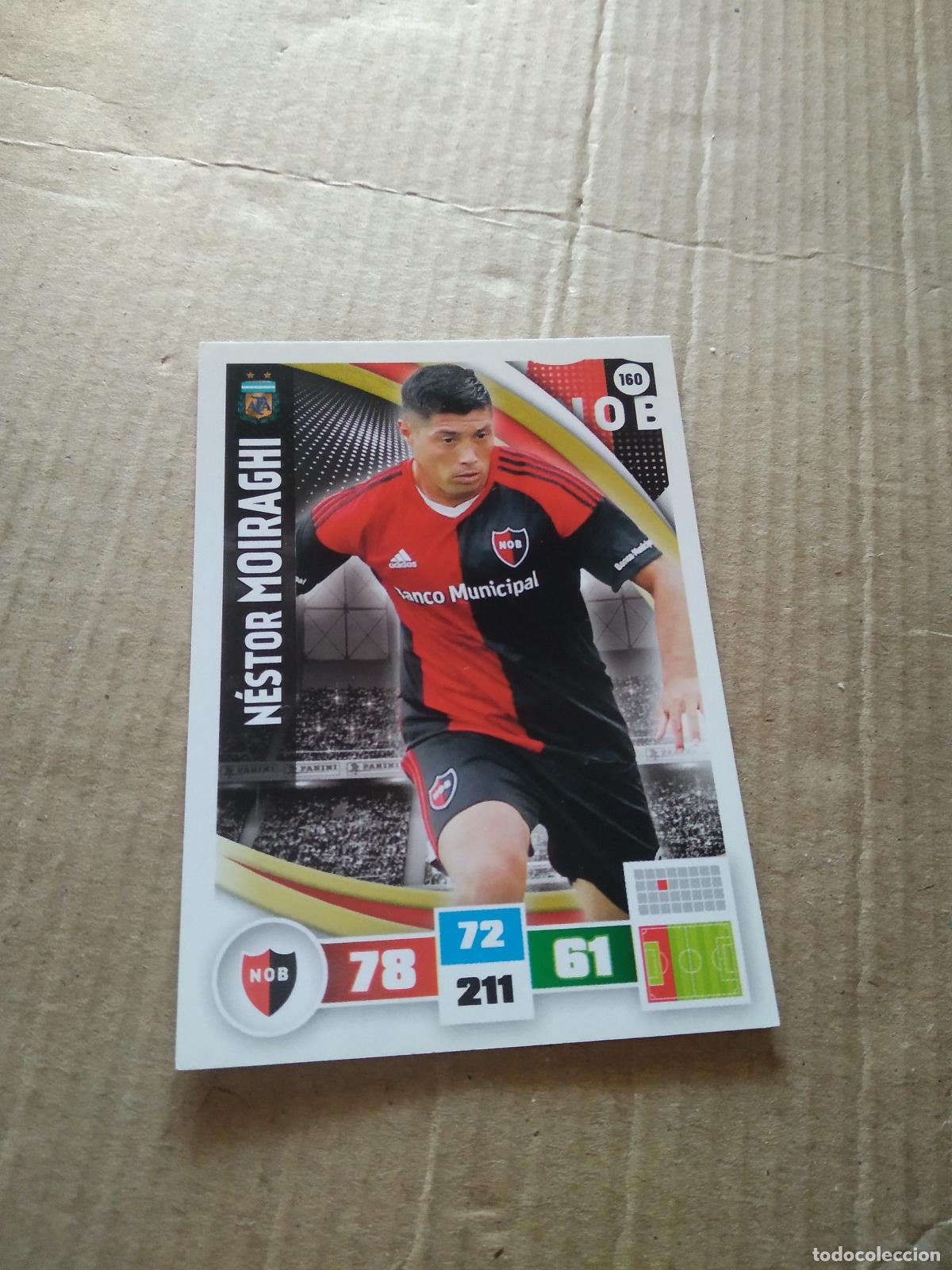 Football Stickers: 160 NESTOR MOIRAGHI NEWELL'S CROMO FUTBOL ARGENTINO PANINI LIGA ARGENTINA 2017 ADRENALYN