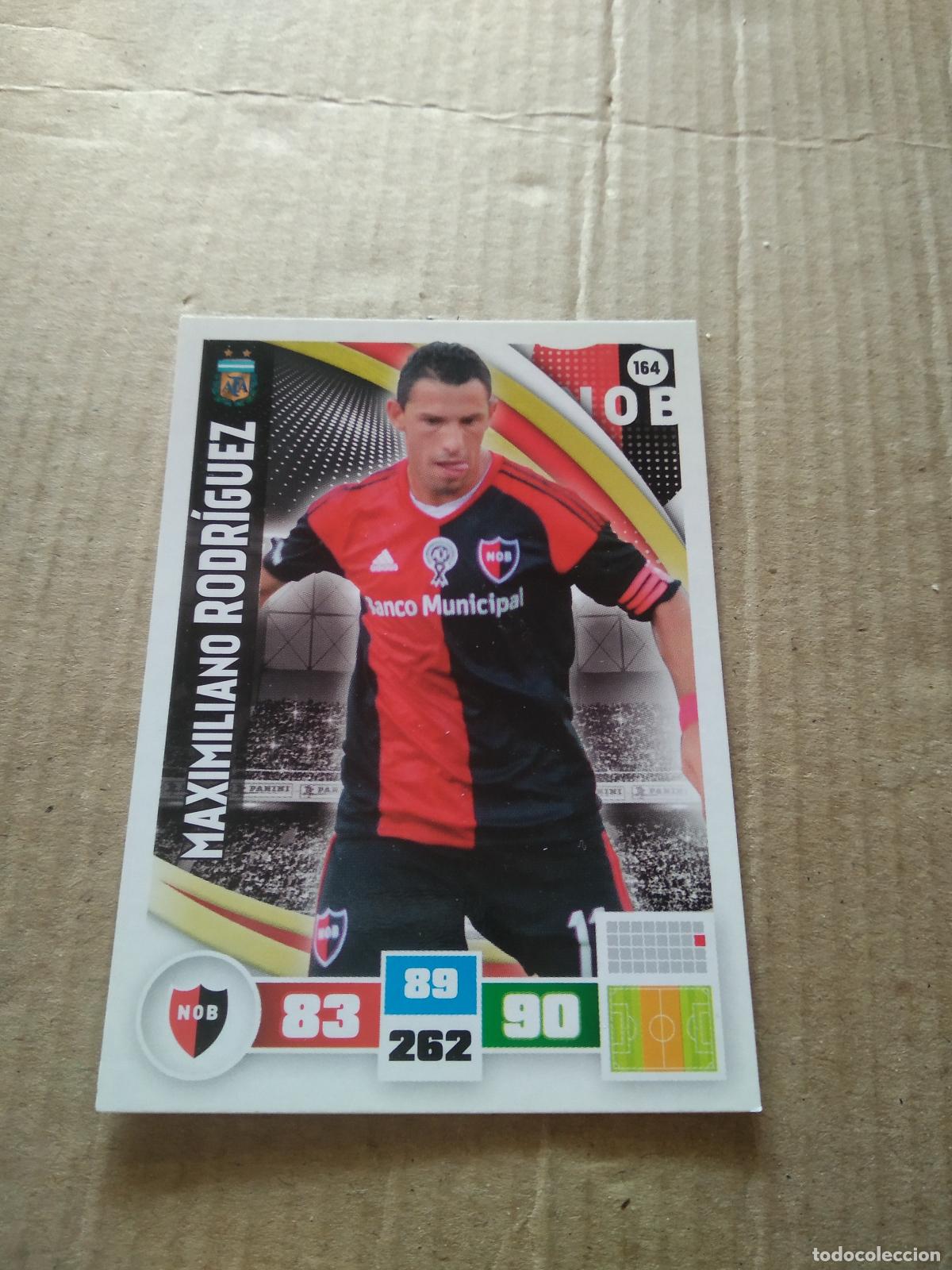 Football Stickers: 164 MAXIMILIANO RODRIGUEZ NEWELL'S CROMO FUTBOL ARGENTINO PANINI LIGA ARGENTINA 2017 ADRENALYN