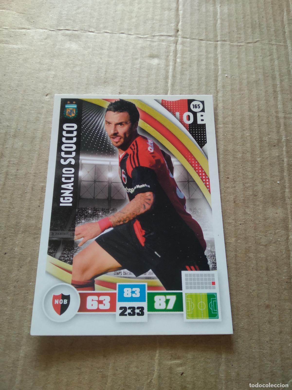 Football Stickers: 165 IGNACIO SCOCCO NEWELL'S CROMO FUTBOL ARGENTINO PANINI LIGA ARGENTINA 2017 ADRENALYN