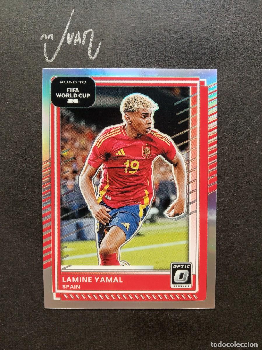 Fu&szlig;ball-Sticker: 10 PARALELA OPTIC HOLO YAMAL ESPA&Ntilde;A BARCELONA ⚽ PANINI&reg; DONRUSS ROAD FIFA WORLD CUP 2026 25 26 NUEVO