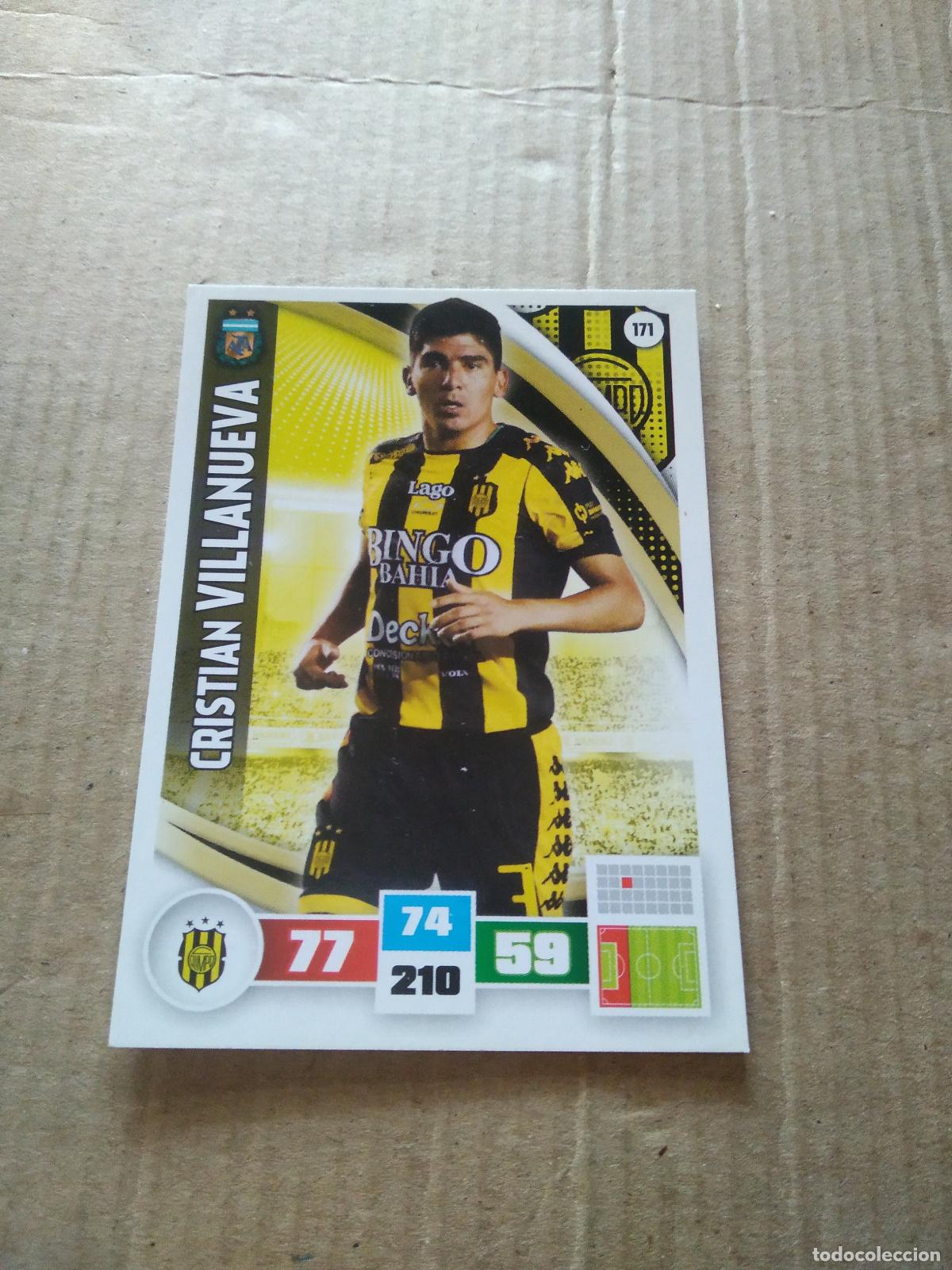Fu&szlig;ball-Sticker: 171 CRISTIAN VILLANUEVA OLIMPO CROMO FUTBOL ARGENTINO PANINI LIGA ARGENTINA 2017 ADRENALYN
