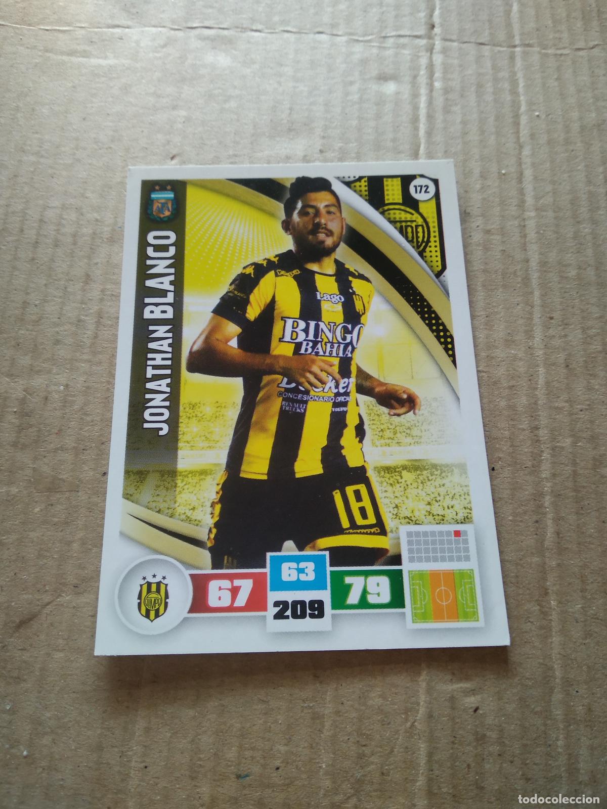 Fu&szlig;ball-Sticker: 172 JONATHAN BLANCO OLIMPO CROMO FUTBOL ARGENTINO PANINI LIGA ARGENTINA 2017 ADRENALYN