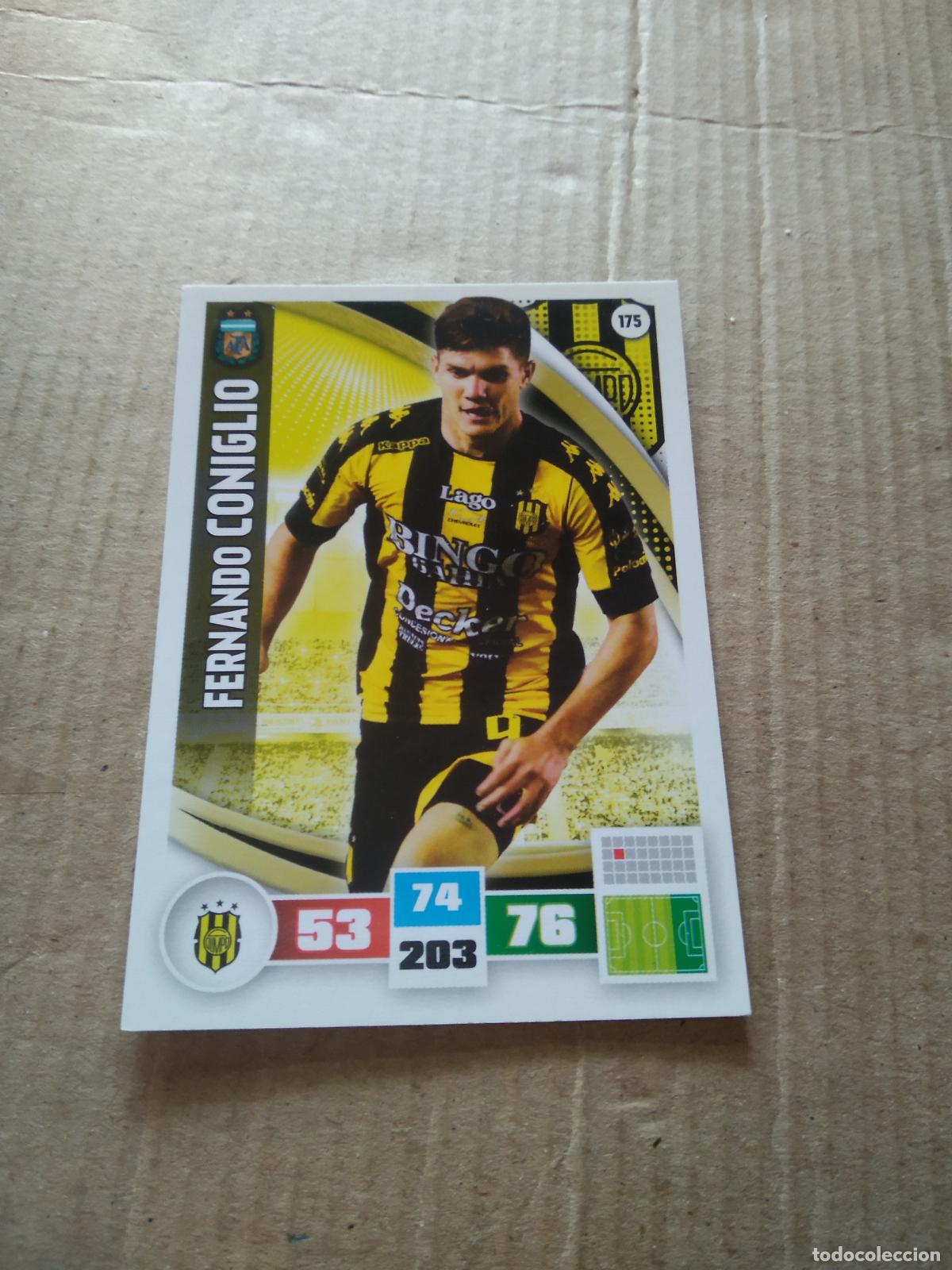 Figurine di Calcio: 175 FERNANDO CONIGLIO OLIMPO CROMO FUTBOL ARGENTINO PANINI LIGA ARGENTINA 2017 ADRENALYN