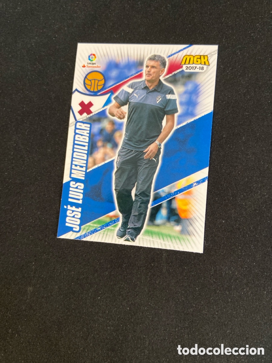 Fu&szlig;ball-Sticker: JOSE LUIS MENDILIBAR 212 (EIBAR)
