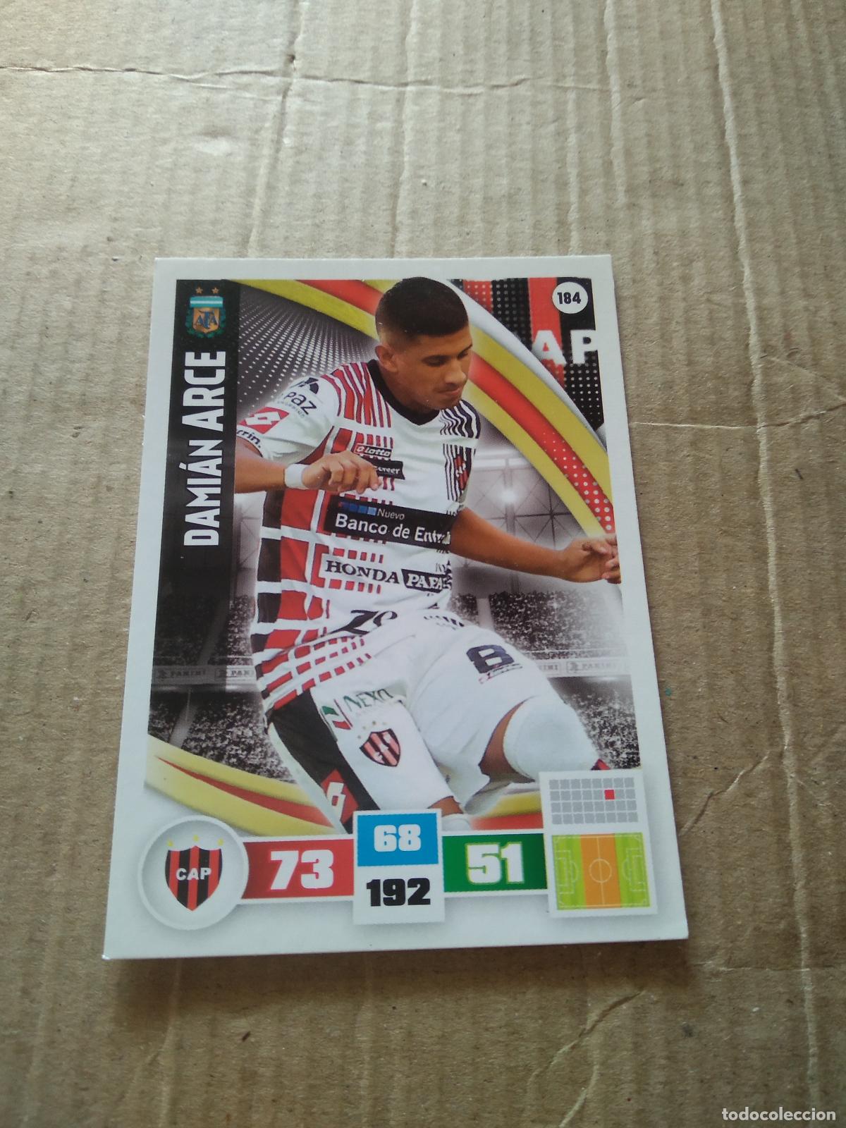 Fu&szlig;ball-Sticker: 184 DAMIAN ARCE PATRONATO CROMO FUTBOL ARGENTINO PANINI LIGA ARGENTINA 2017 ADRENALYN