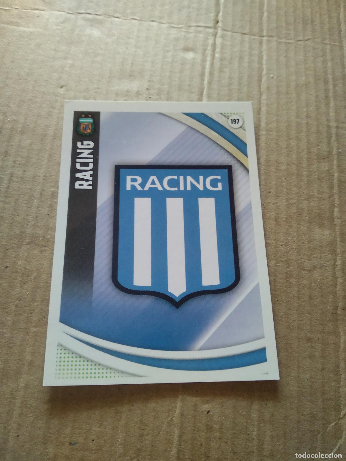 Fu&szlig;ball-Sticker: 197 ESCUDO RACING CROMO FUTBOL ARGENTINO PANINI LIGA ARGENTINA 2017 ADRENALYN