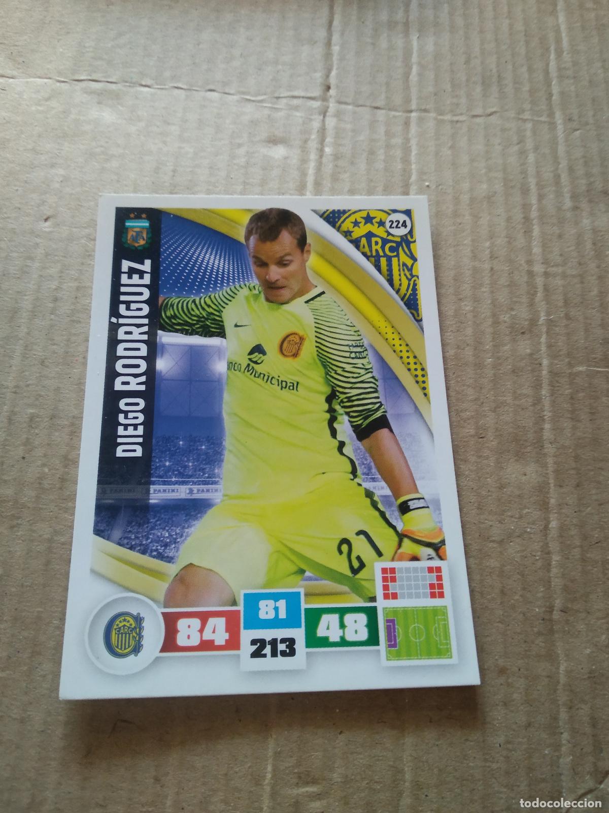 Fu&szlig;ball-Sticker: 224 DIEGO RODRIGUEZ ROSARIO CENTRAL CROMO FUTBOL ARGENTINO PANINI LIGA ARGENTINA 2017 ADRENALYN