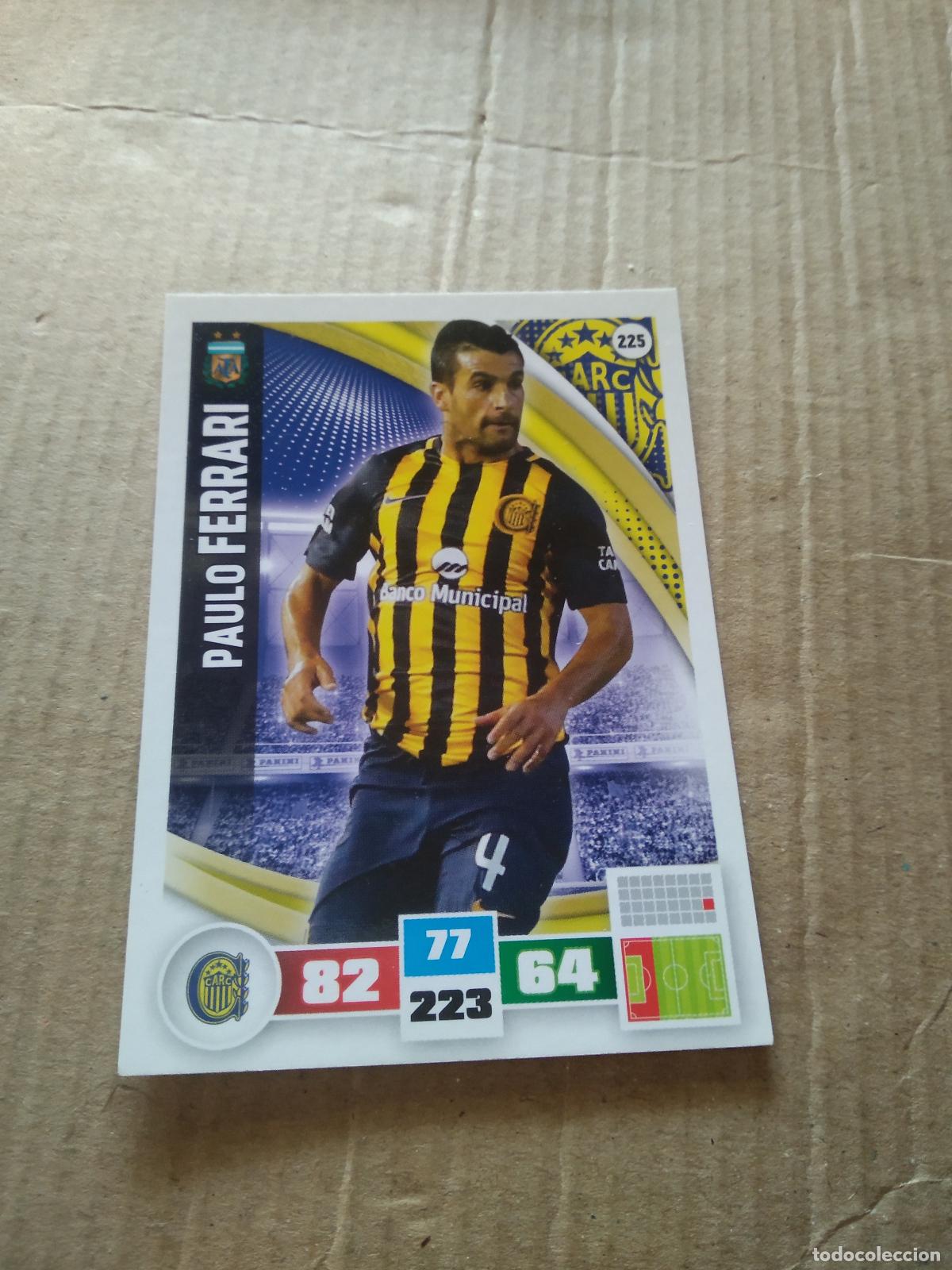 Fu&szlig;ball-Sticker: 225 PAULO FERRARI ROSARIO CENTRAL CROMO FUTBOL ARGENTINO PANINI LIGA ARGENTINA 2017 ADRENALYN