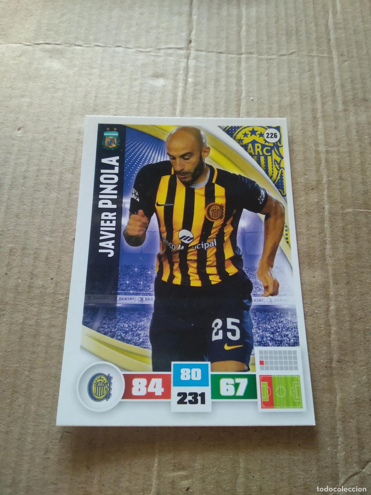 Fu&szlig;ball-Sticker: 226 JAVIER PINOLA ROSARIO CENTRAL CROMO FUTBOL ARGENTINO PANINI LIGA ARGENTINA 2017 ADRENALYN