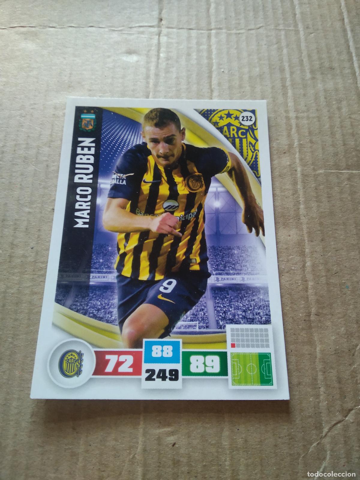 Fu&szlig;ball-Sticker: 232 MARCO RUBEN ROSARIO CENTRAL CROMO FUTBOL ARGENTINO PANINI LIGA ARGENTINA 2017 ADRENALYN