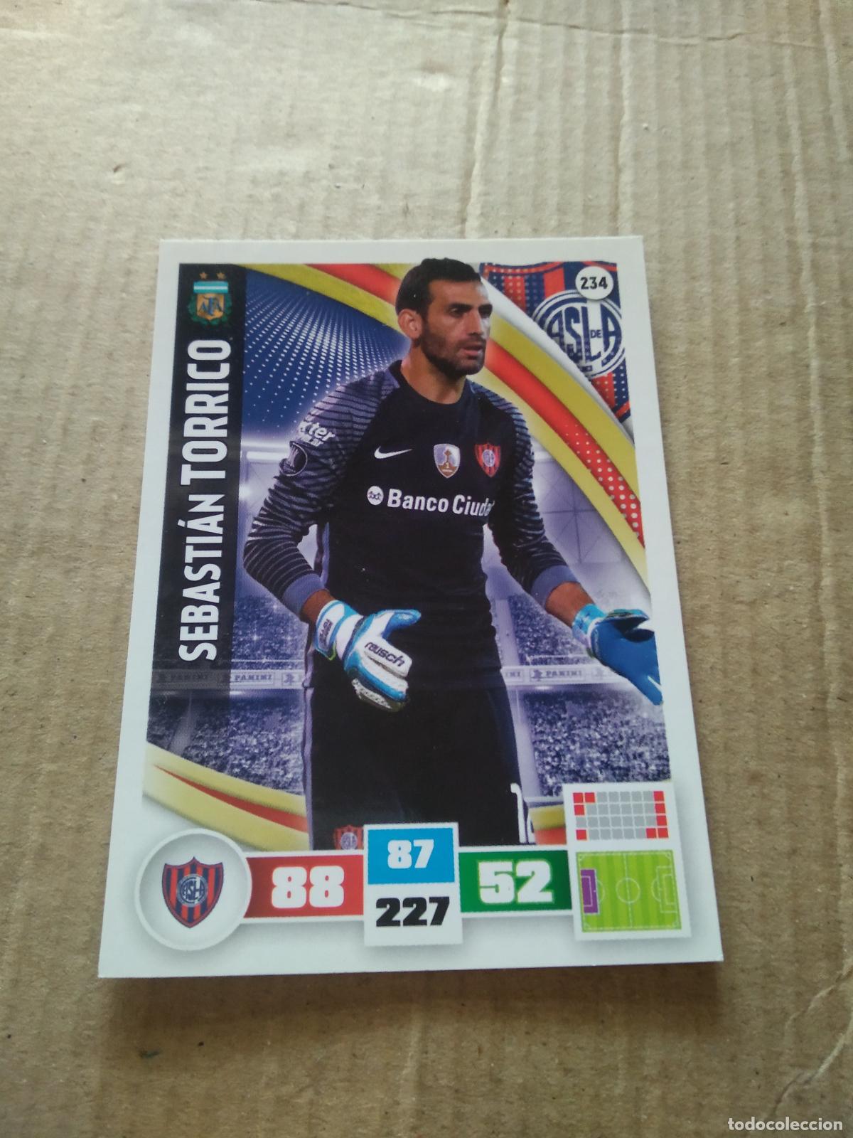 Fu&szlig;ball-Sticker: 234 SEBASTIAN TORRICO SAN LORENZO CROMO FUTBOL ARGENTINO PANINI LIGA ARGENTINA 2017 ADRENALYN