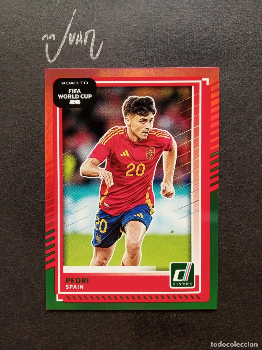 Fu&szlig;ball-Sticker: 11 PARALELA RED GREEN PEDRI ESPA&Ntilde;A BARCELONA ⚽ PANINI &reg; DONRUSS ROAD FIFA WORLD CUP 2026 25 26 NUEVO