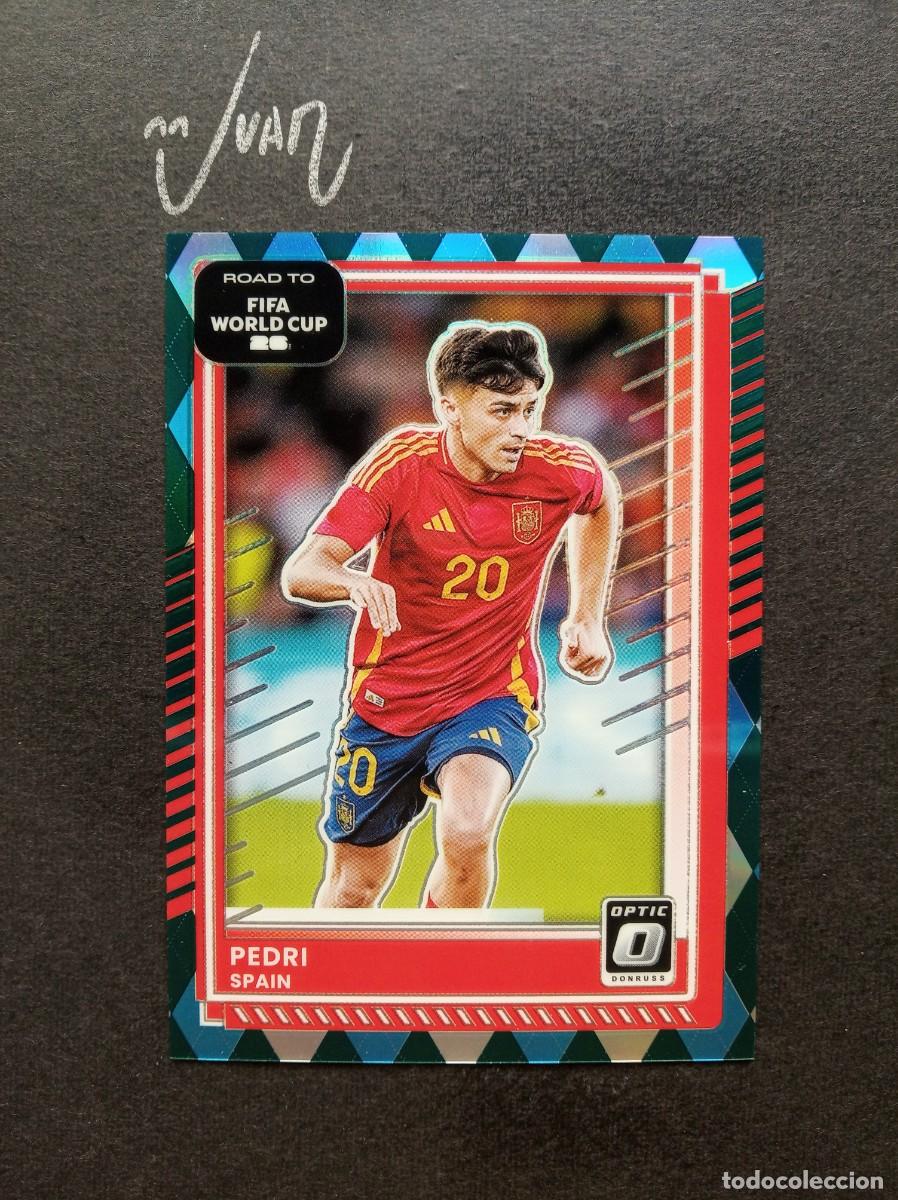Cromos de F&uacute;tbol: PARALELA PRIZM OPTIC ARGYLE PEDRI ESPA&Ntilde;A BARCELONA ⚽ PANINI &reg; DONRUSS ROAD FIFA WORLD CUP 2026 25 26