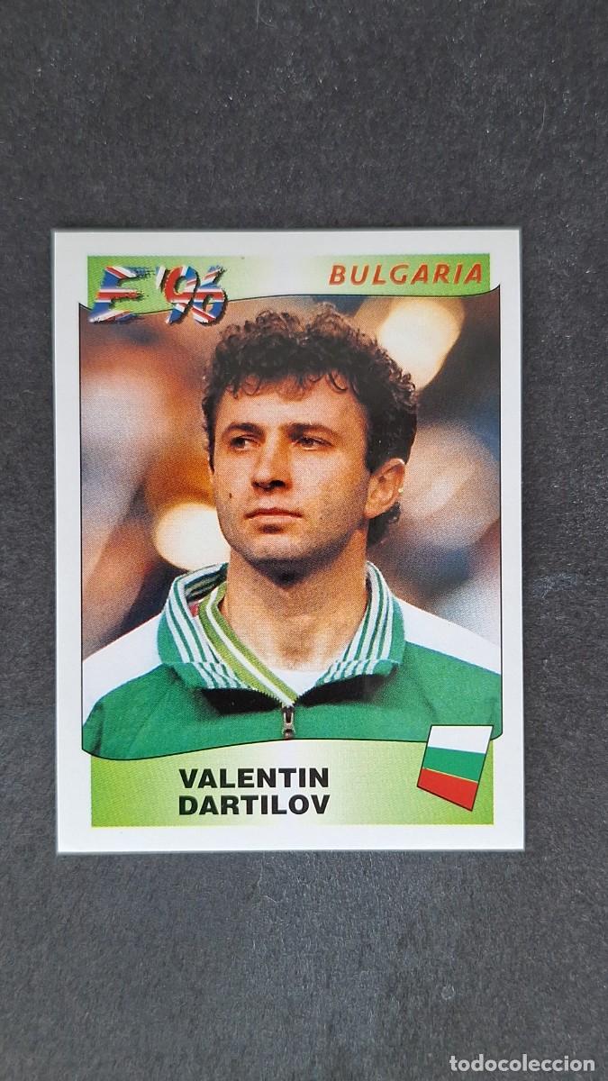 Fu&szlig;ball-Sticker: L2 VALENTIN DARTILOV SELECCION BULGARIA 140 EUROCOPA 1996 EURO 96 PANINI NUNCA PEGADO SIN PEGAR