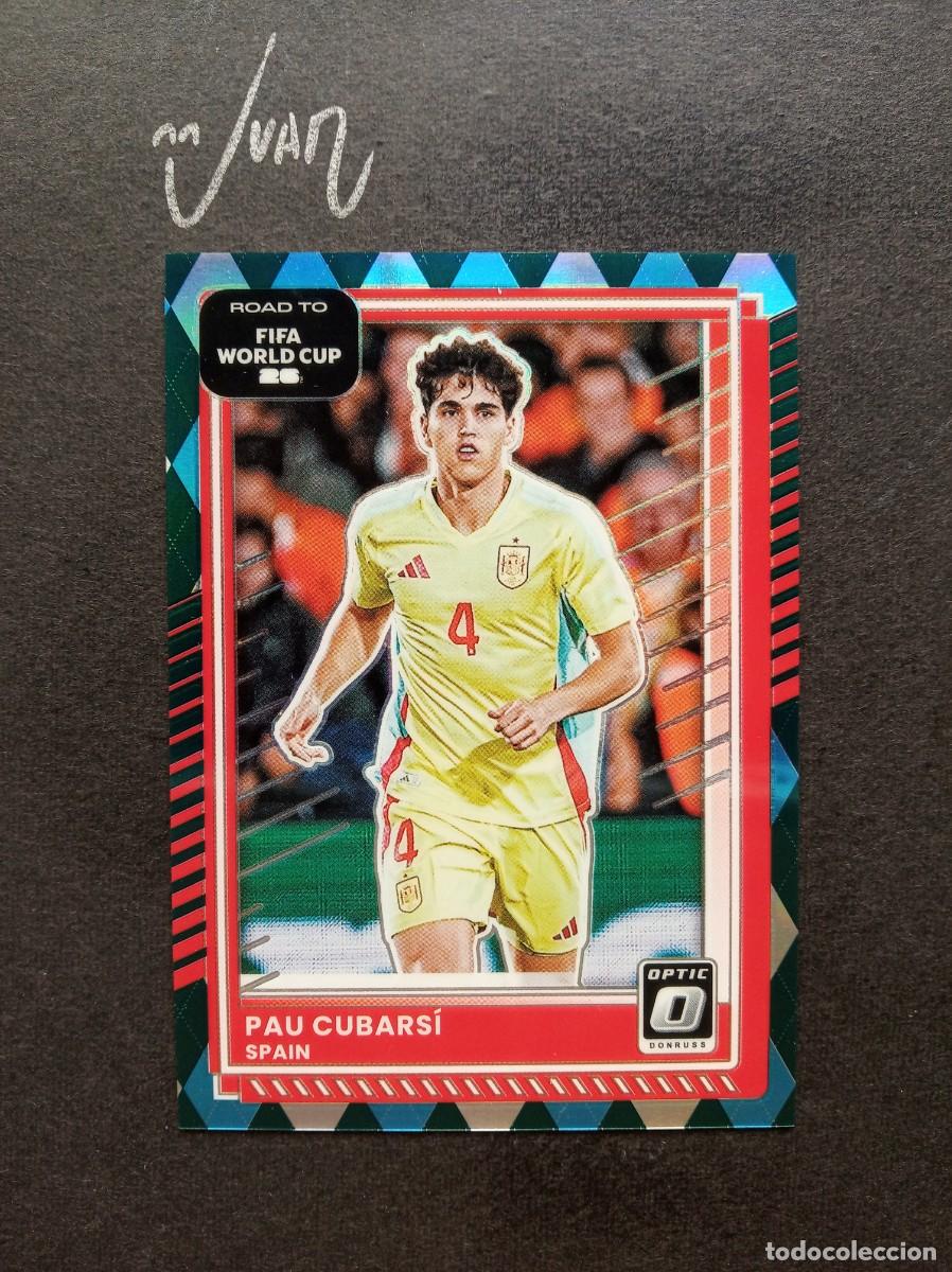 Cartes &agrave; collectionner de Football: PARALELA OPTIC ARGYLE PAU CUBARSI ESPA&Ntilde;A BARCELONA ⚽ PANINI &reg; DONRUSS ROAD FIFA WORLD CUP 2026 25 26